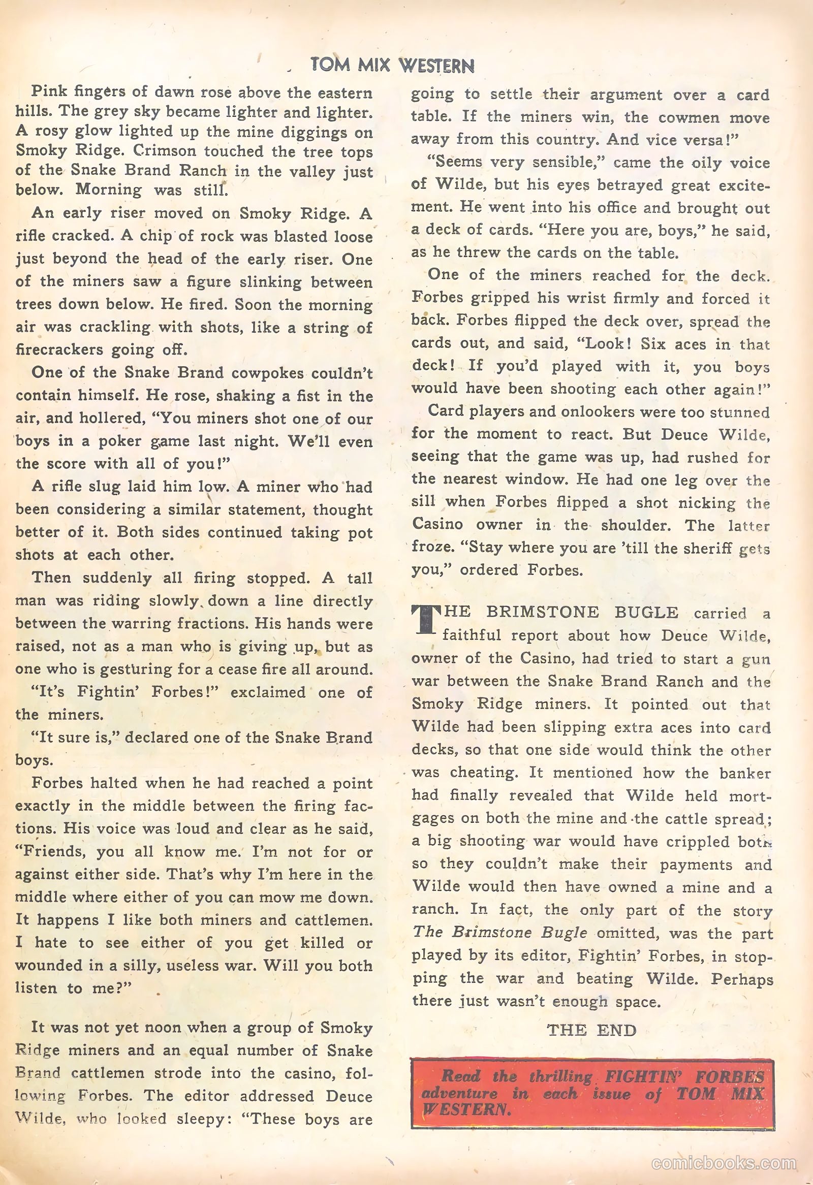 Tom Mix Western #51 — page 13 of 36