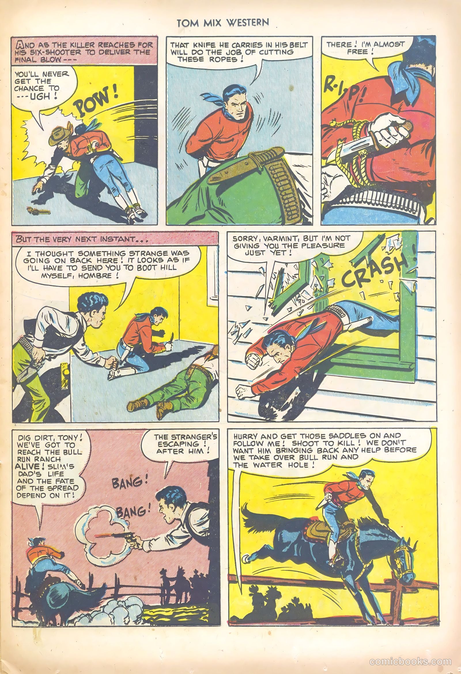 Tom Mix Western #51 — page 15 of 36