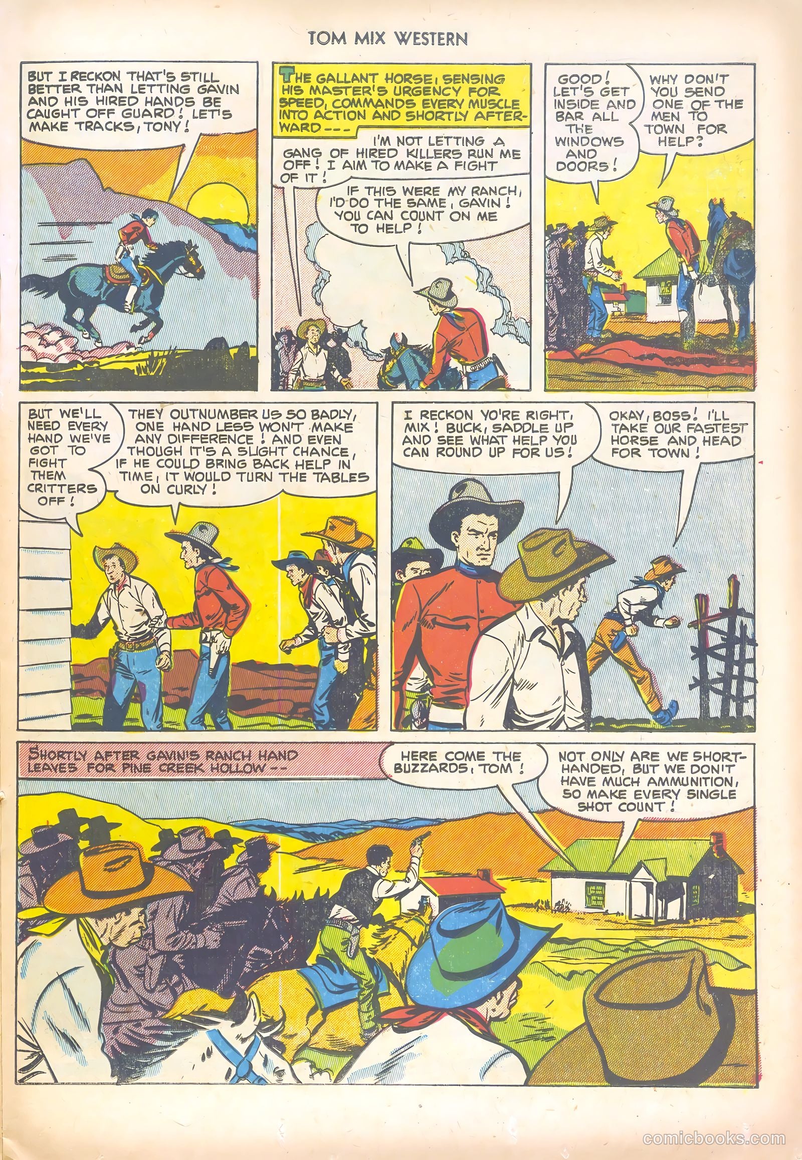 Tom Mix Western #51 — page 17 of 36