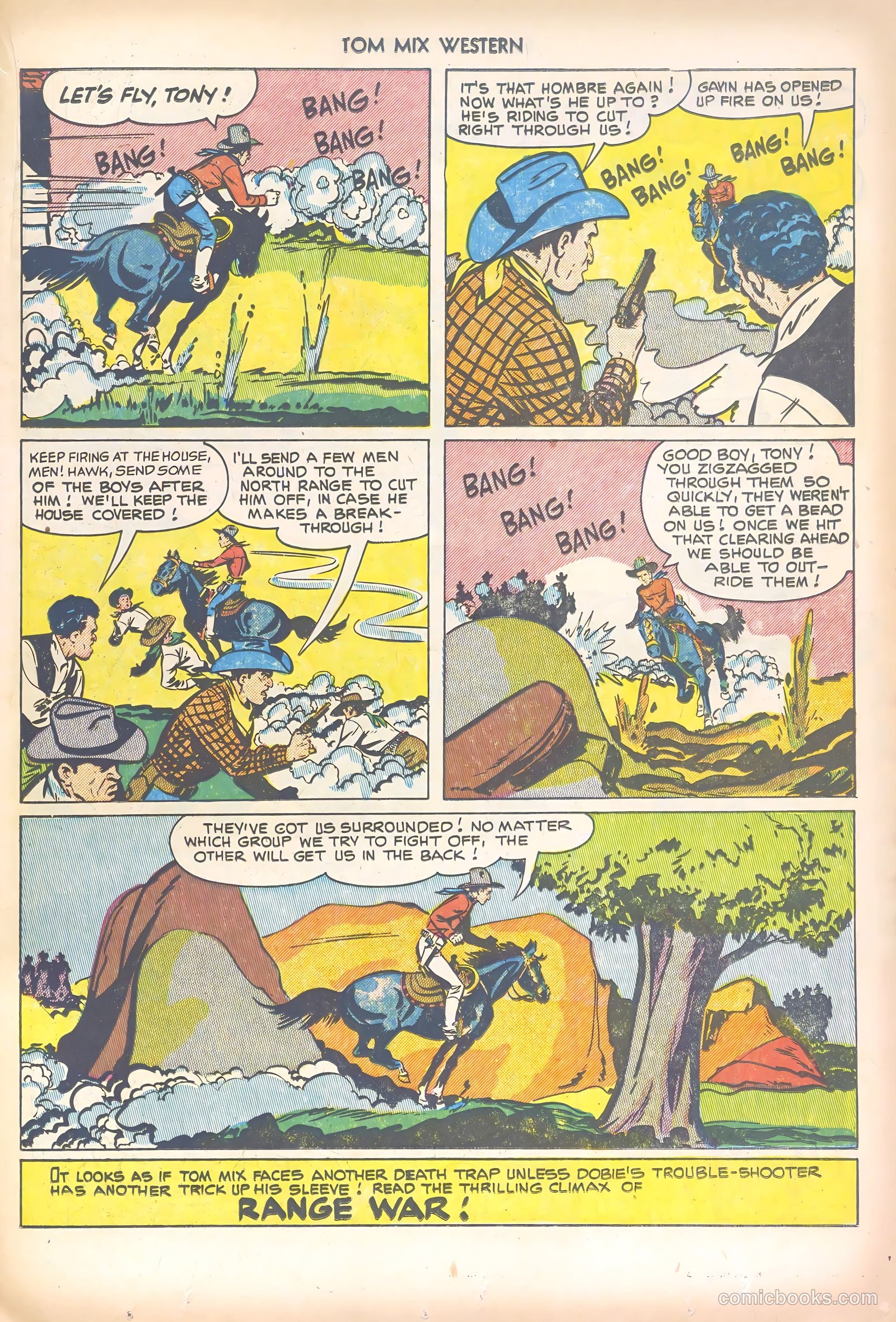 Tom Mix Western #51 — page 19 of 36