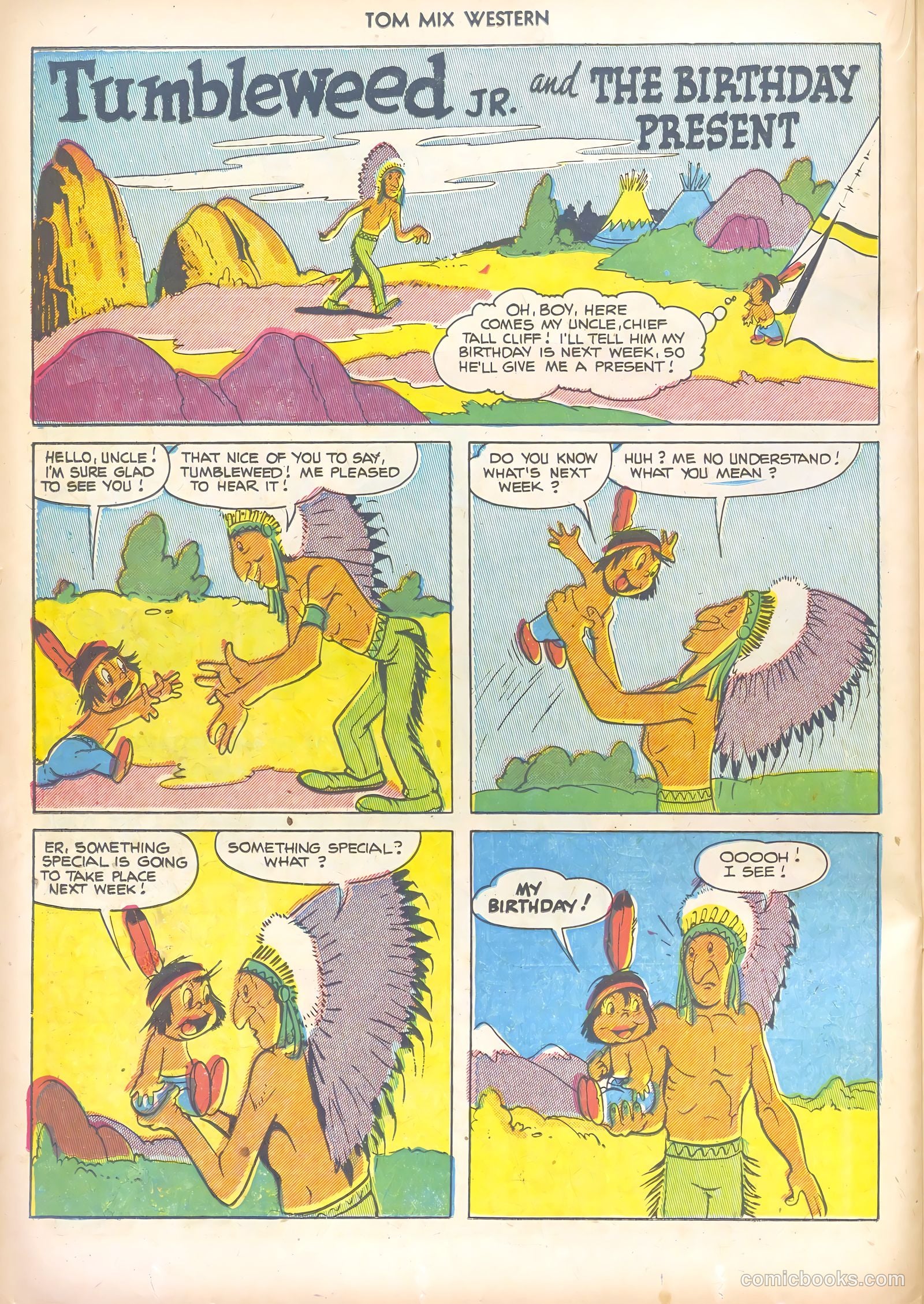 Tom Mix Western #51 — page 22 of 36