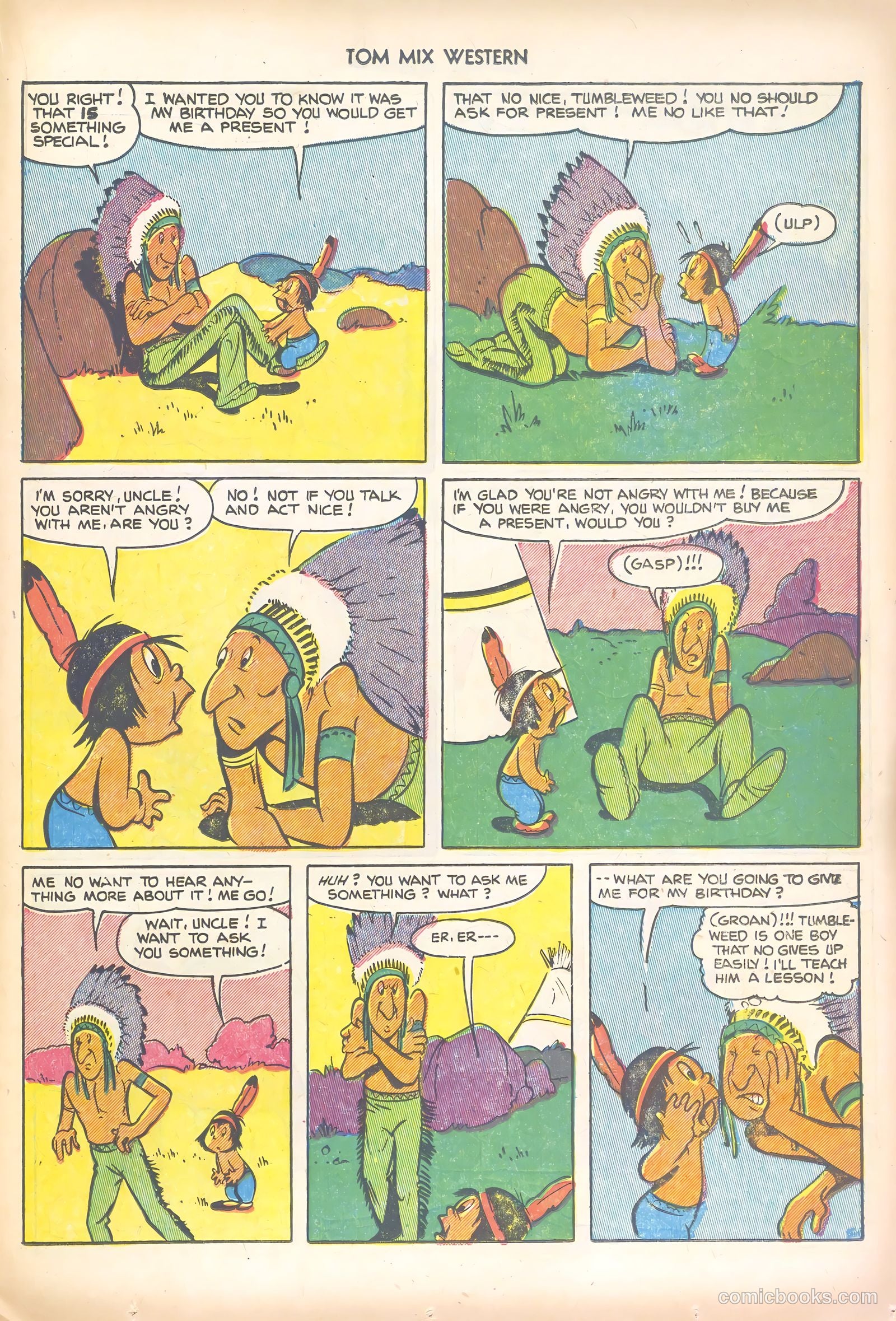 Tom Mix Western #51 — page 23 of 36