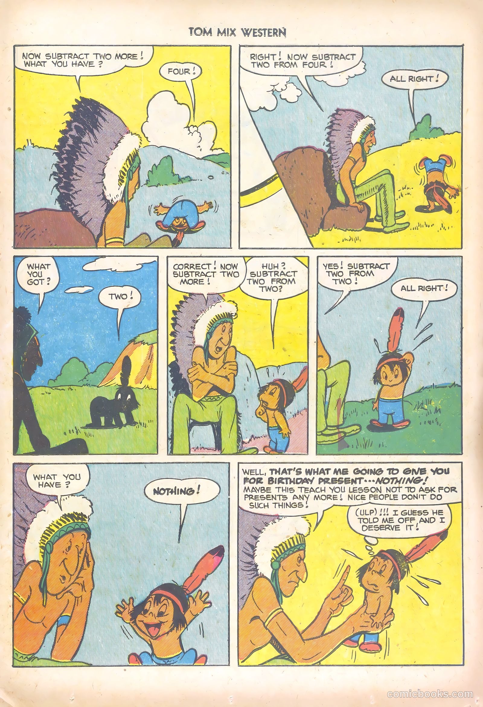Tom Mix Western #51 — page 25 of 36