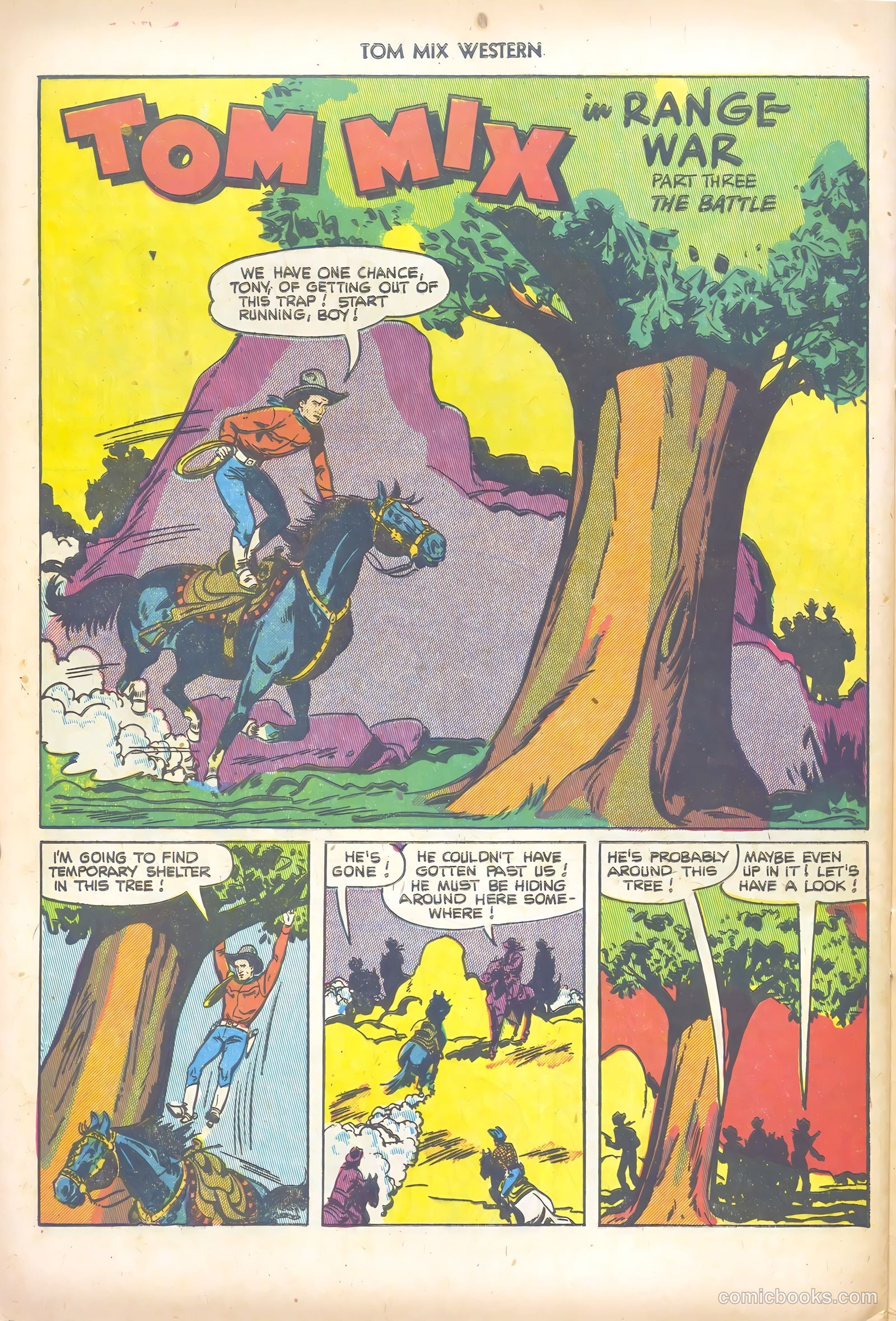 Tom Mix Western #51 — page 28 of 36