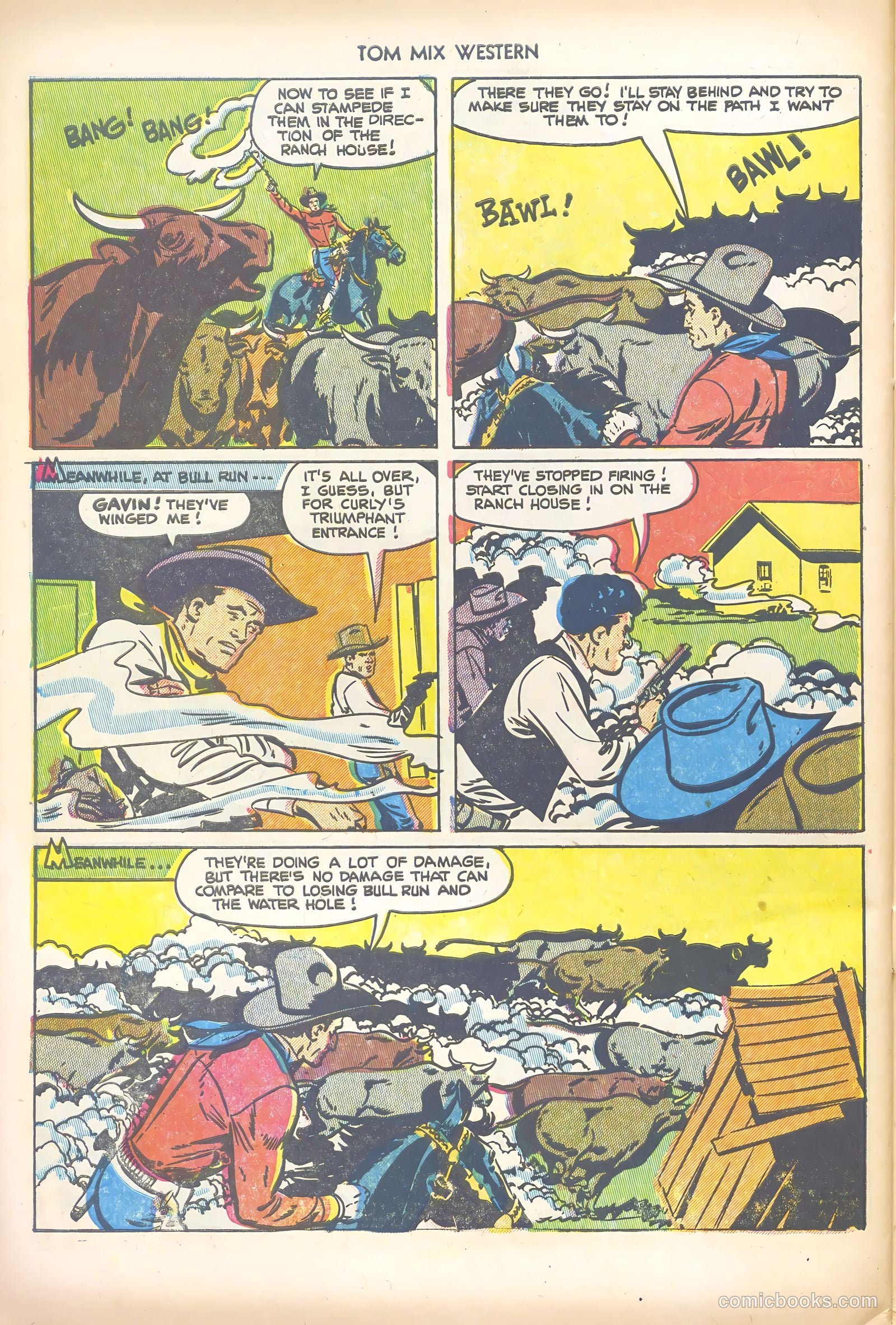 Tom Mix Western #51 — page 30 of 36