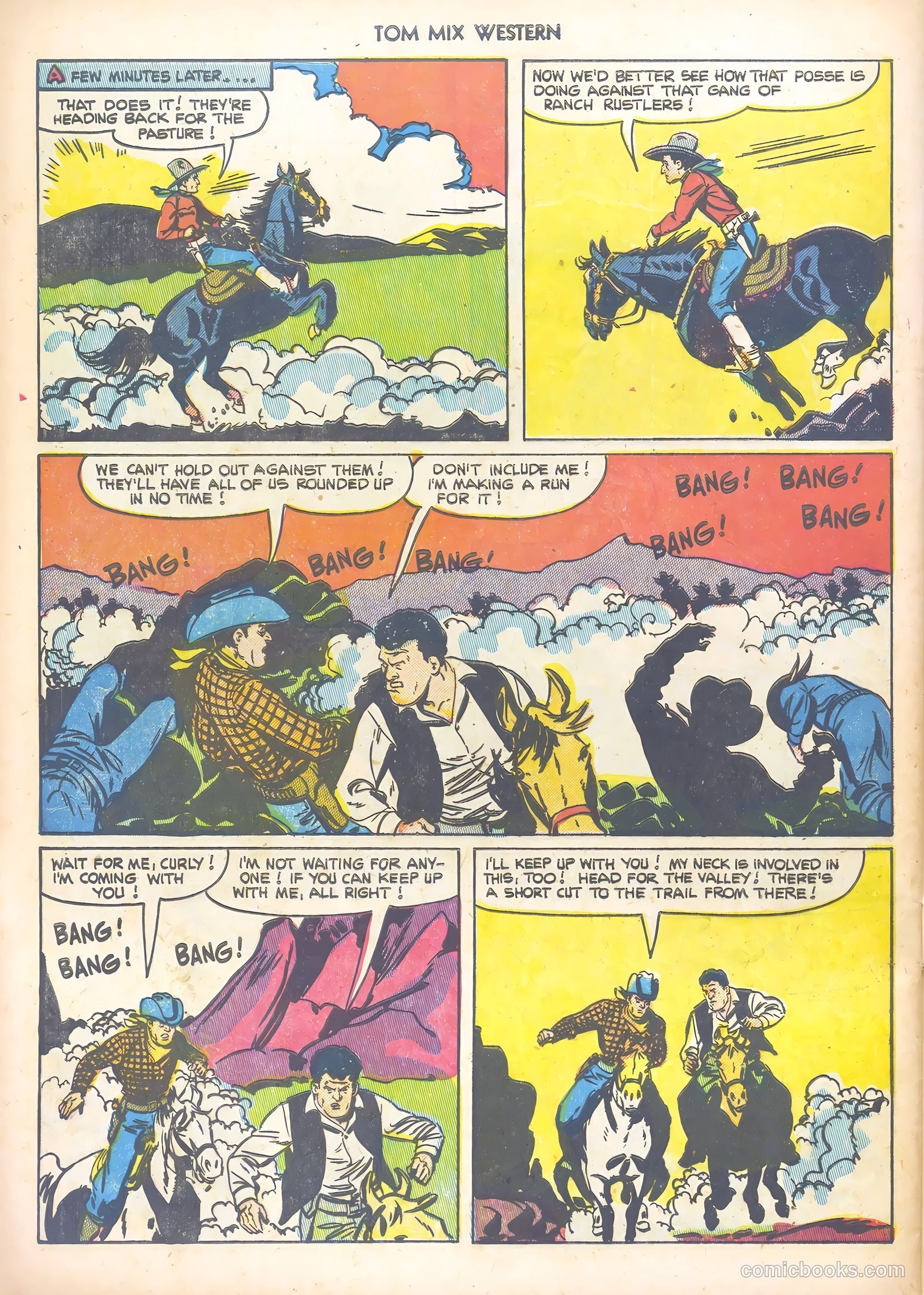 Tom Mix Western #51 — page 32 of 36