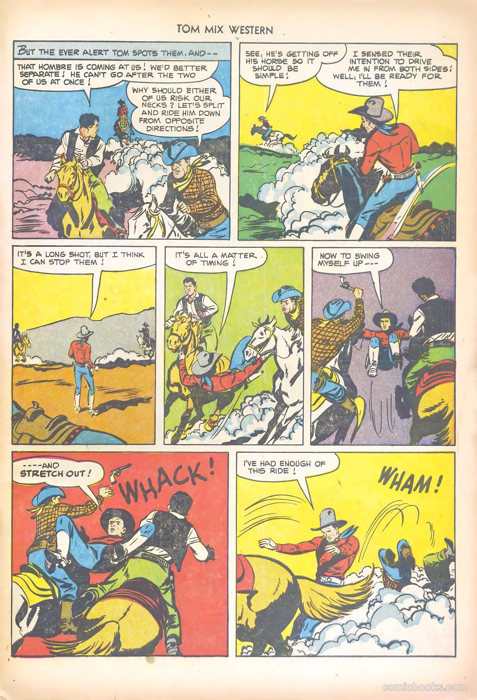 Tom Mix Western #51 — page 33 of 36