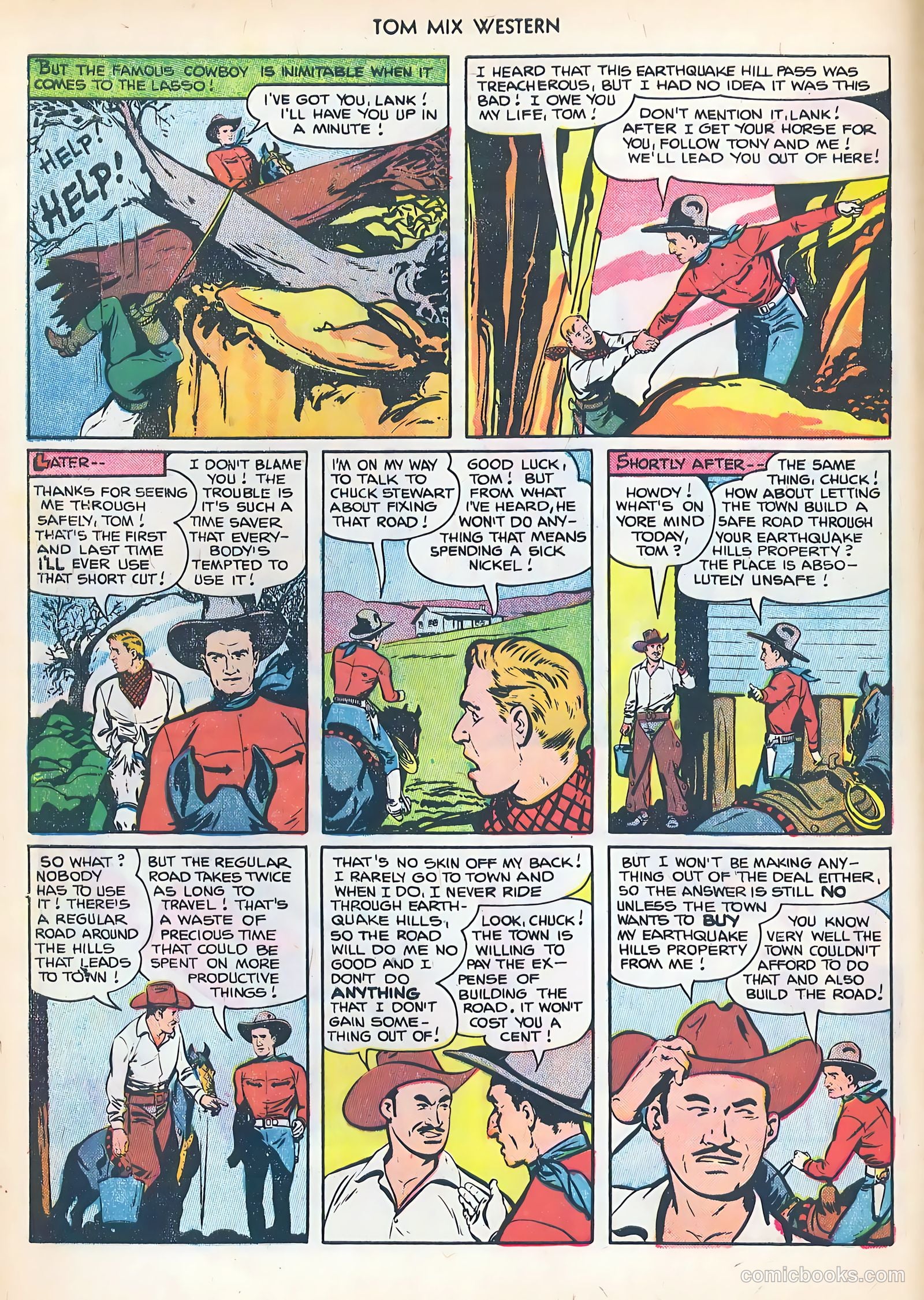 Tom Mix Western #52 — page 4 of 36