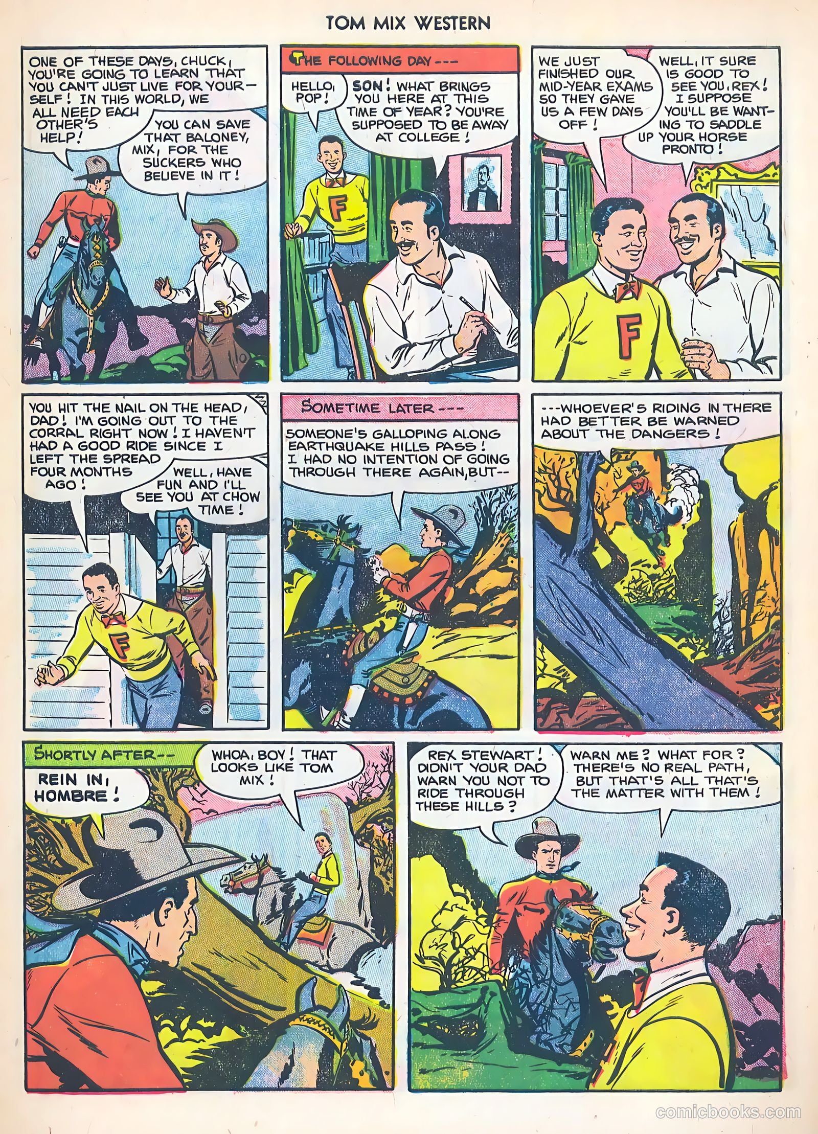 Tom Mix Western #52 — page 5 of 36