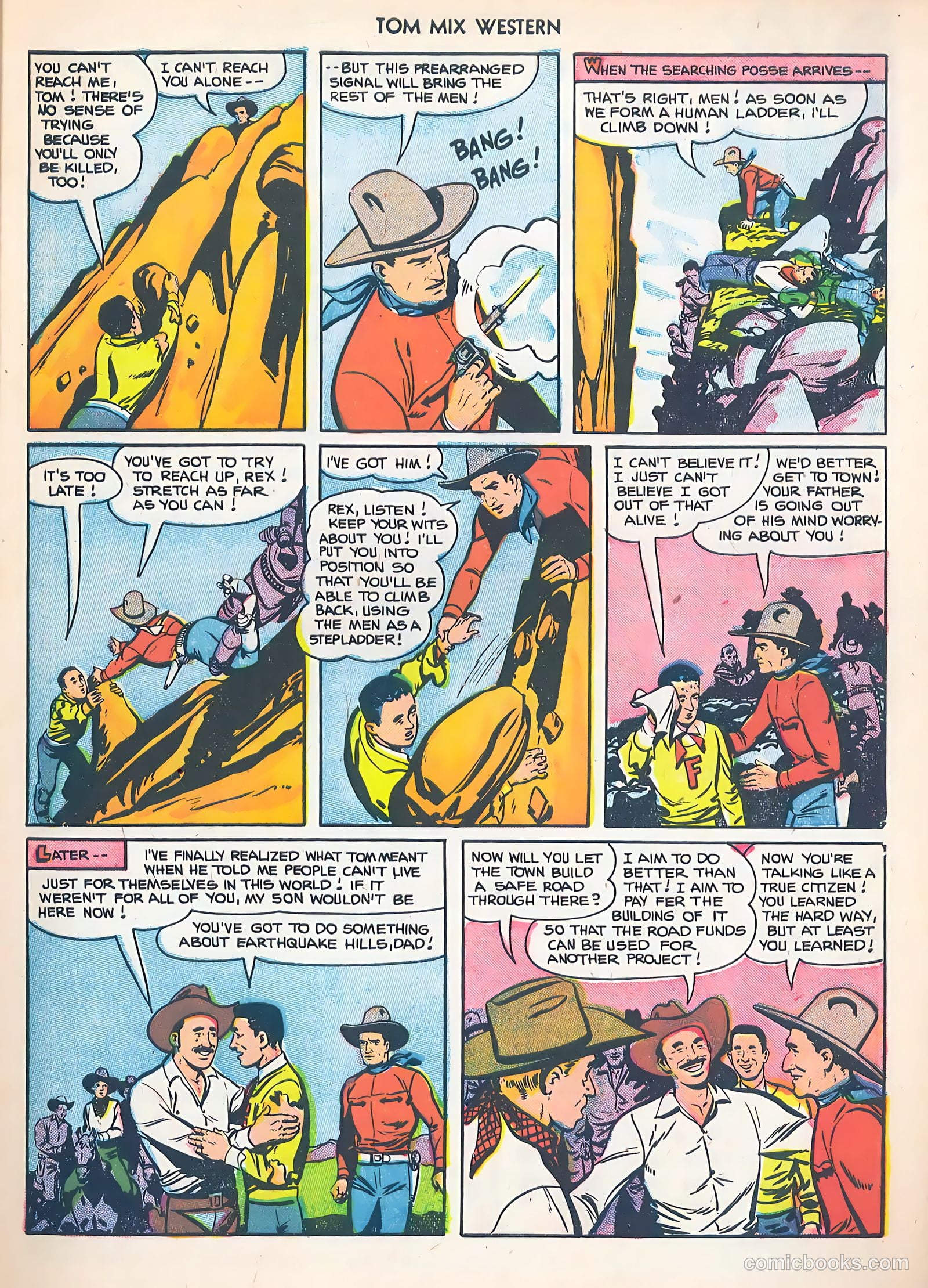 Tom Mix Western #52 — page 9 of 36