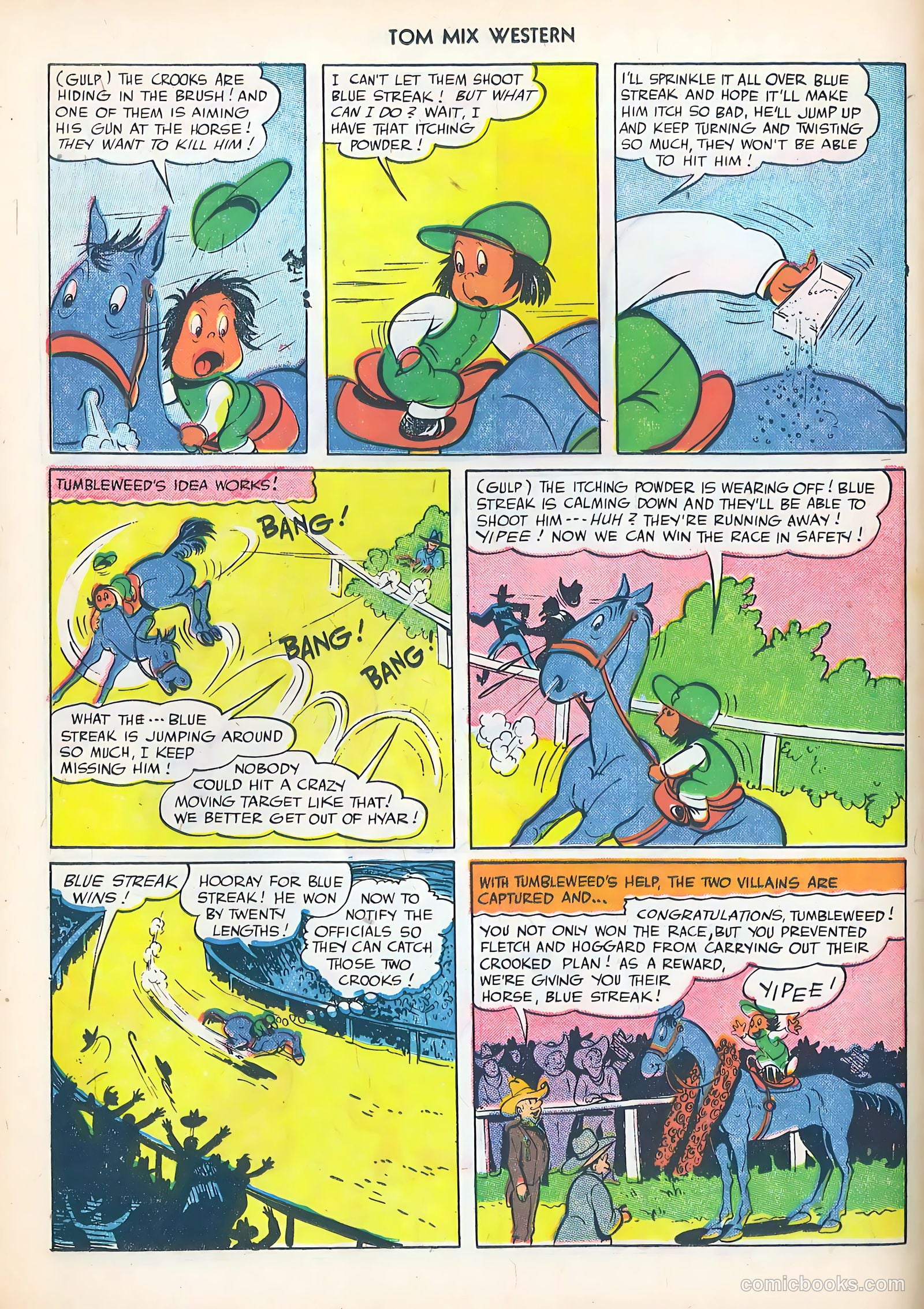 Tom Mix Western #52 — page 16 of 36
