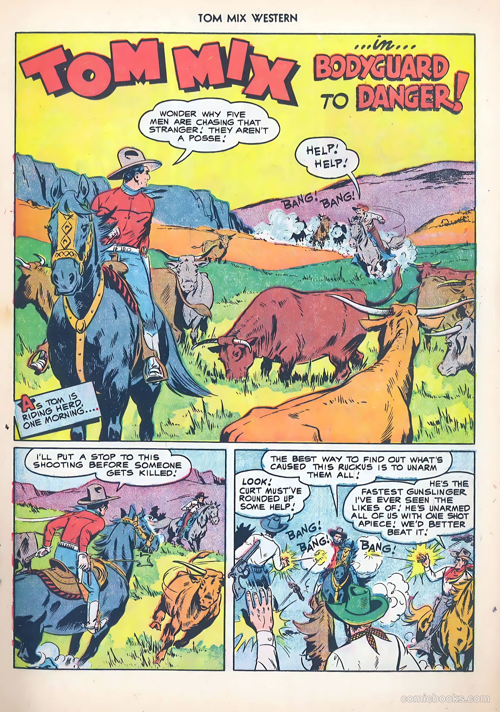 Tom Mix Western #52 — page 17 of 36