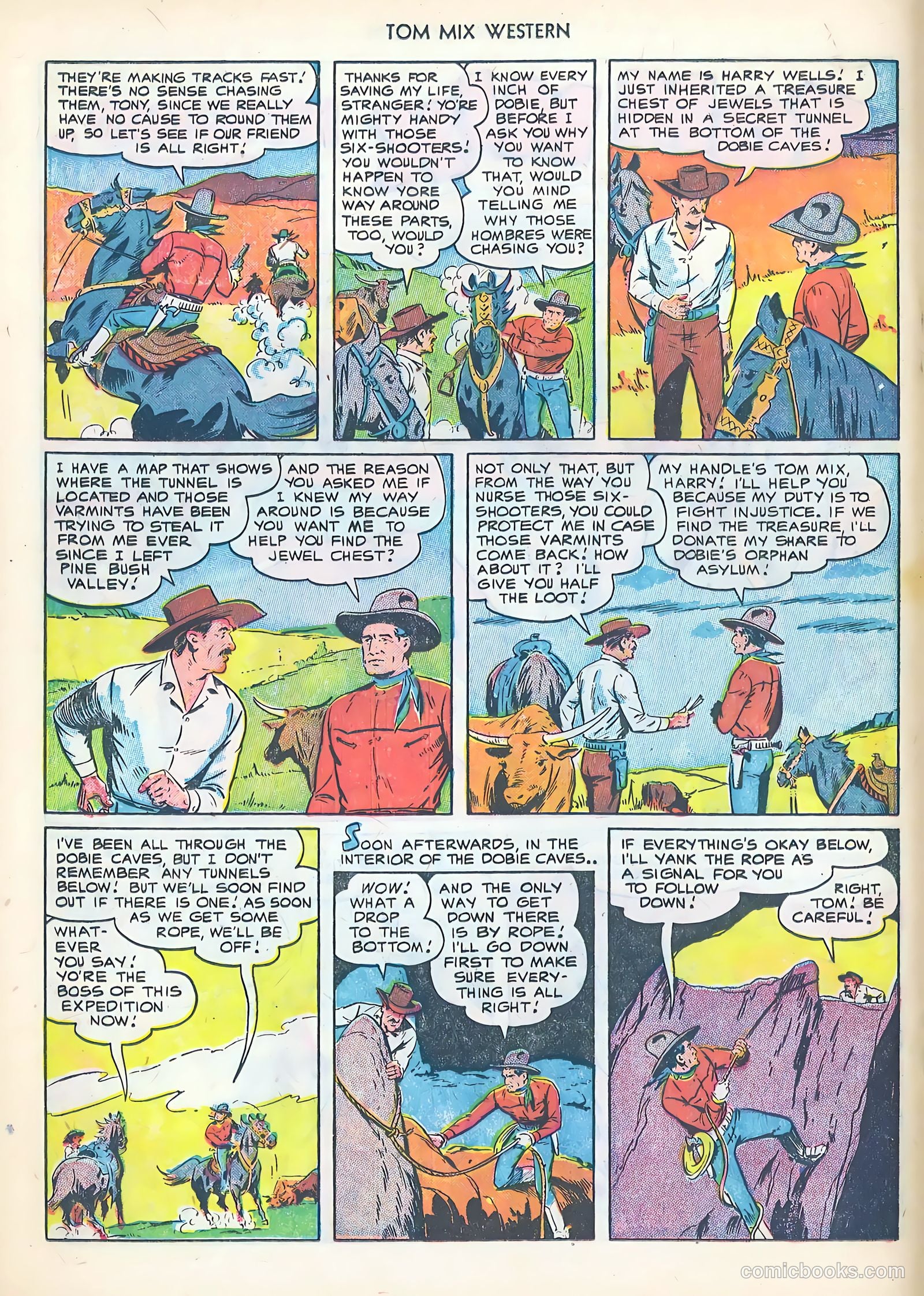Tom Mix Western #52 — page 18 of 36