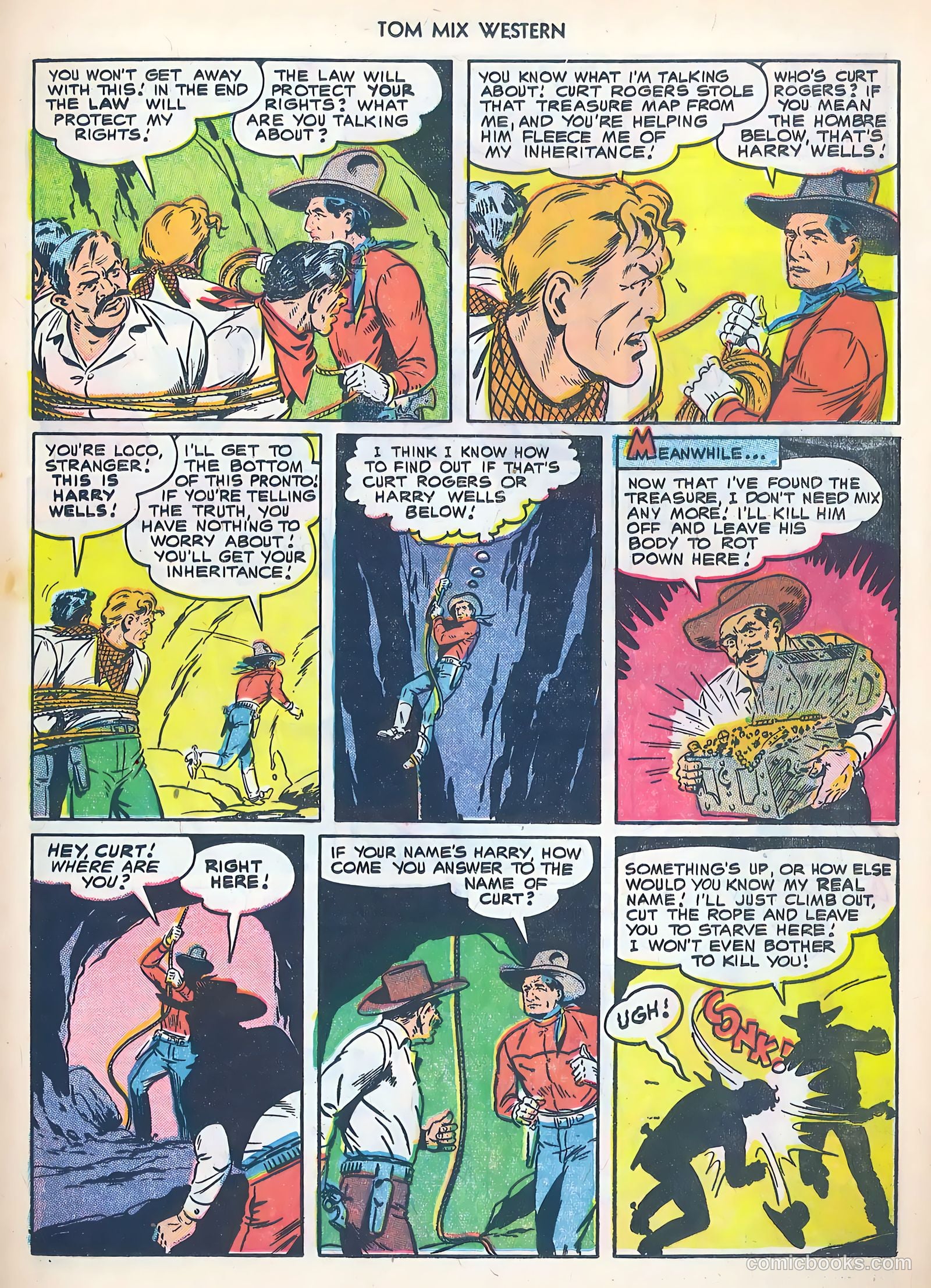 Tom Mix Western #52 — page 21 of 36