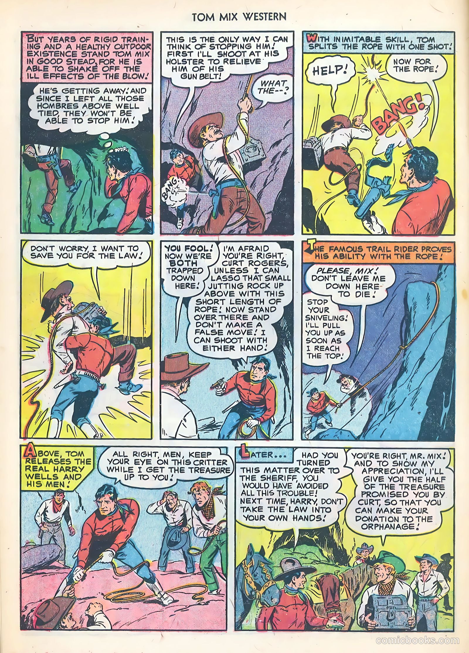 Tom Mix Western #52 — page 22 of 36