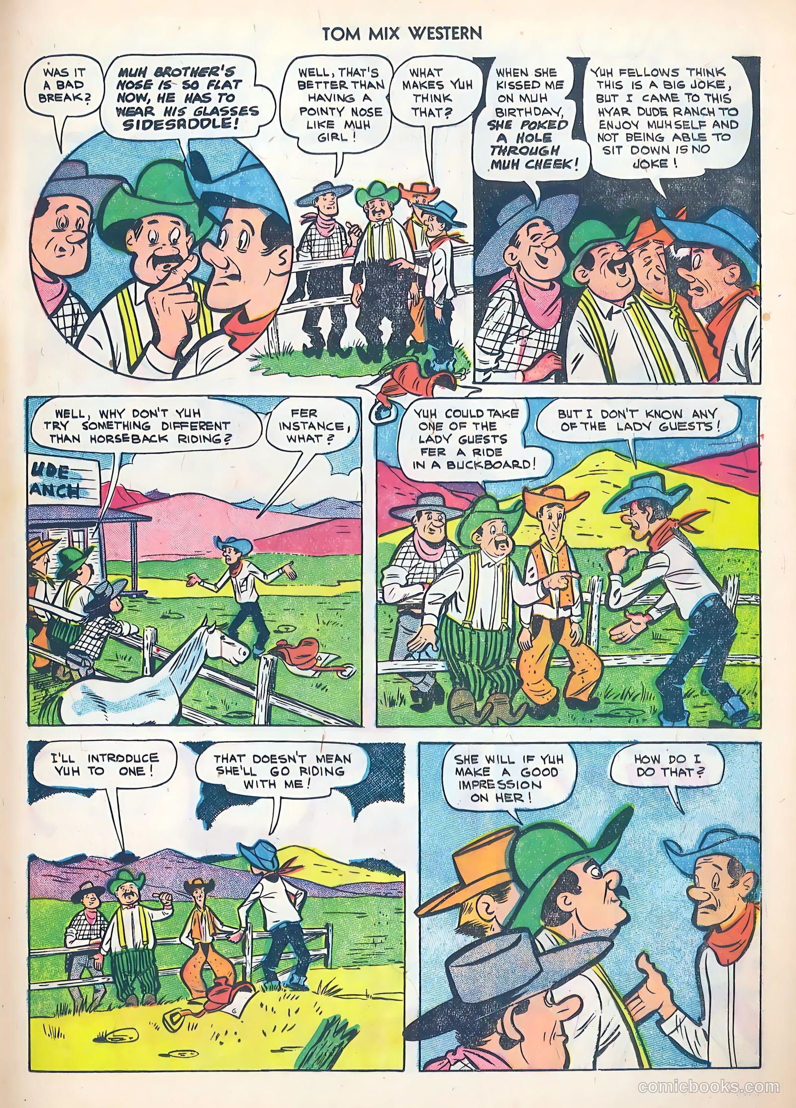 Tom Mix Western #52 — page 25 of 36
