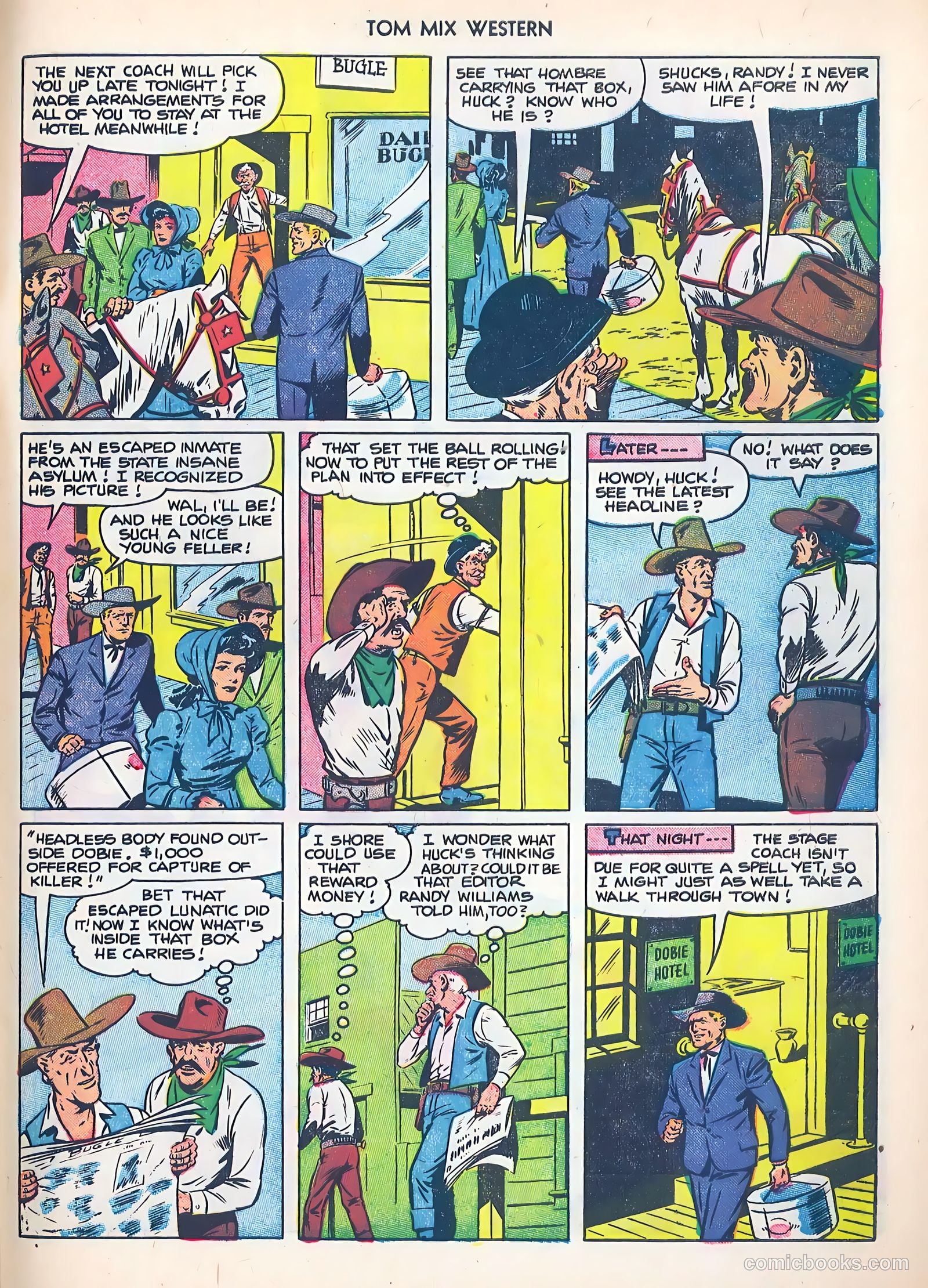 Tom Mix Western #52 — page 29 of 36