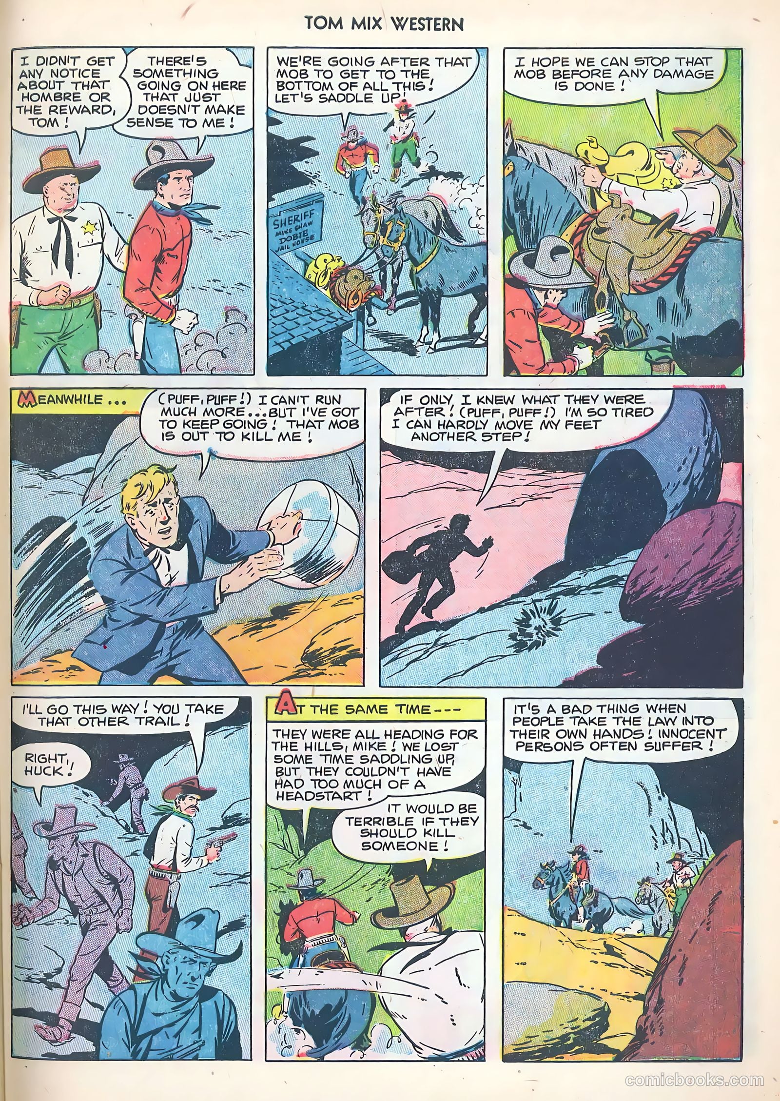 Tom Mix Western #52 — page 31 of 36
