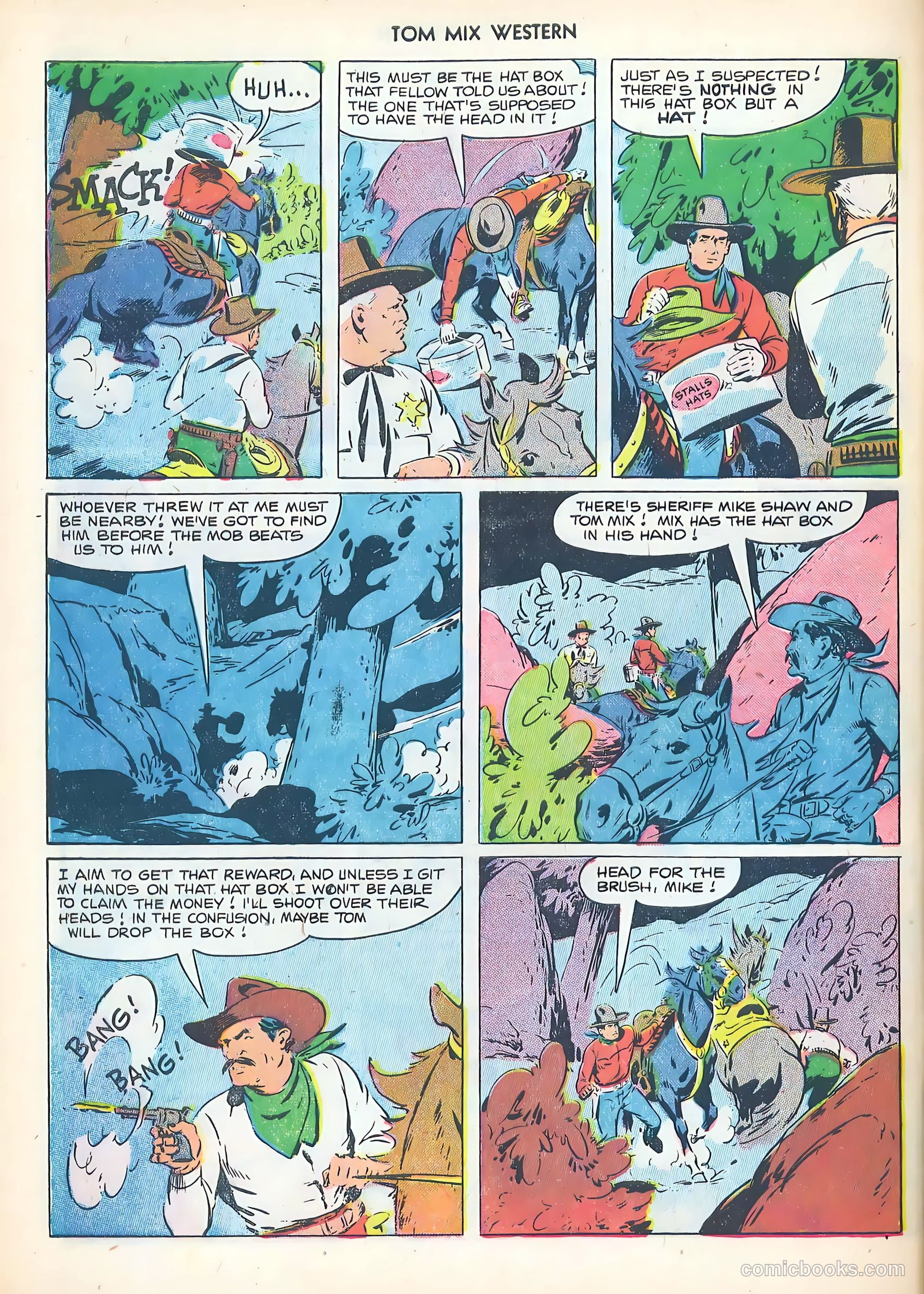 Tom Mix Western #52 — page 32 of 36
