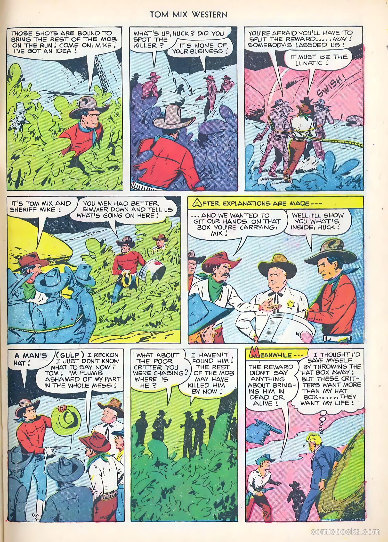 Tom Mix Western #52 — page 33 of 36