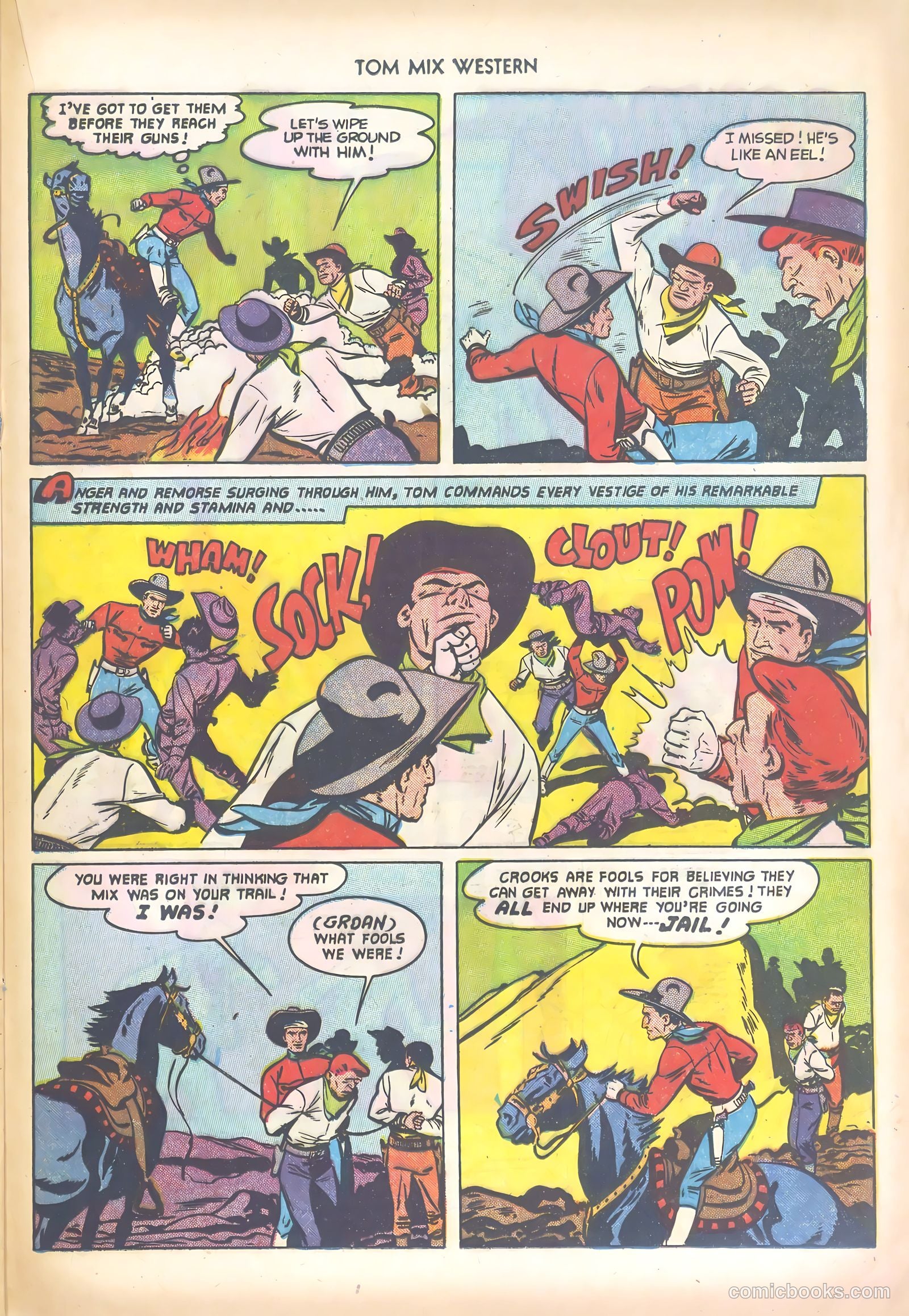 Tom Mix Western #53 — page 21 of 36