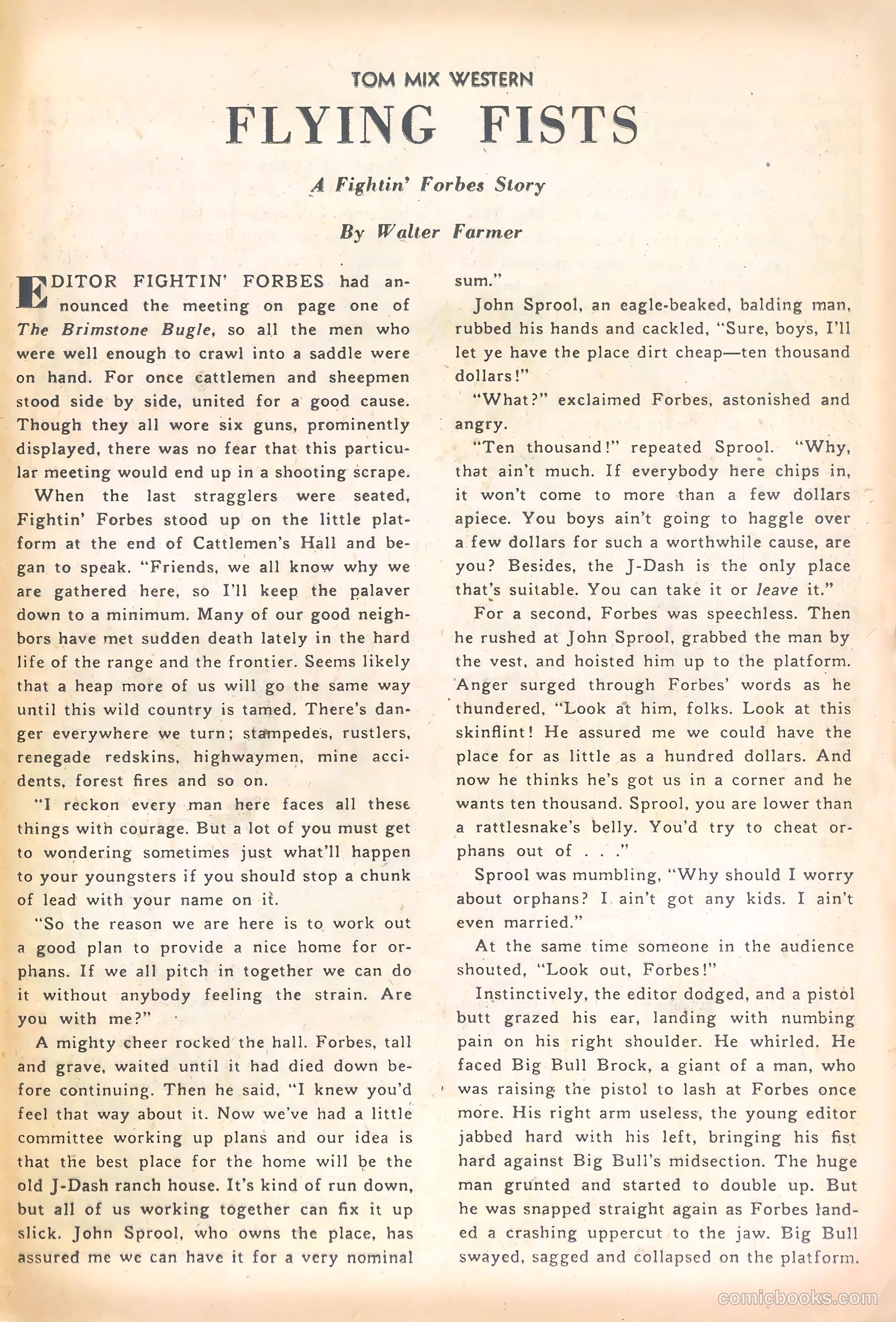 Tom Mix Western #53 — page 25 of 36