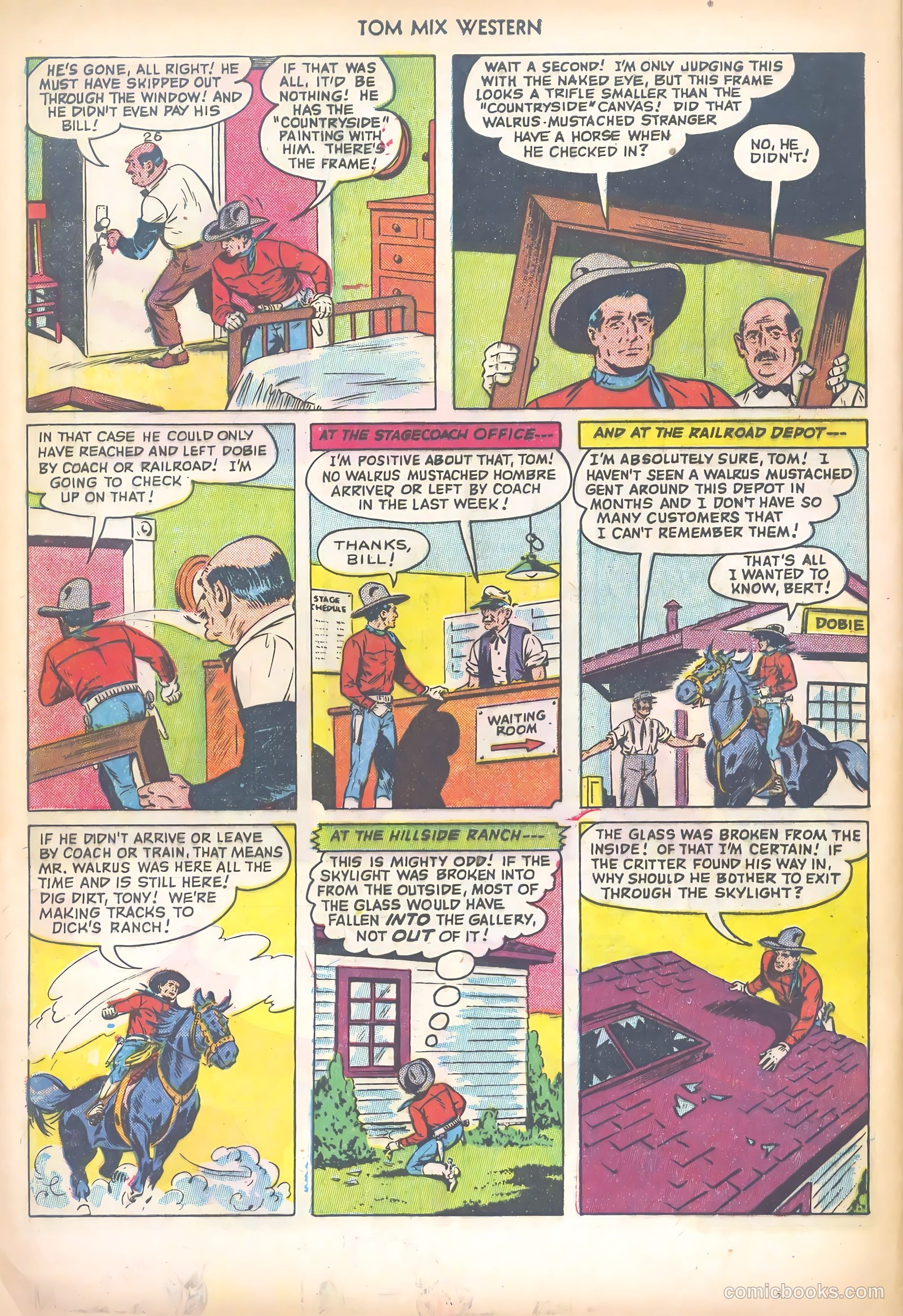 Tom Mix Western #53 — page 32 of 36