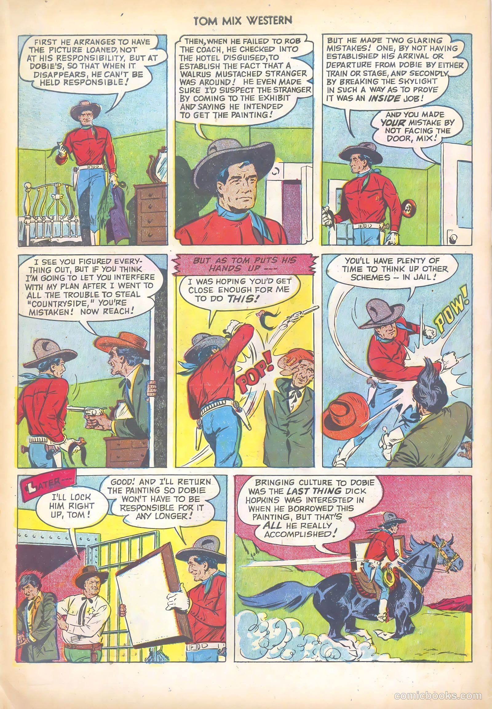 Tom Mix Western #53 — page 34 of 36