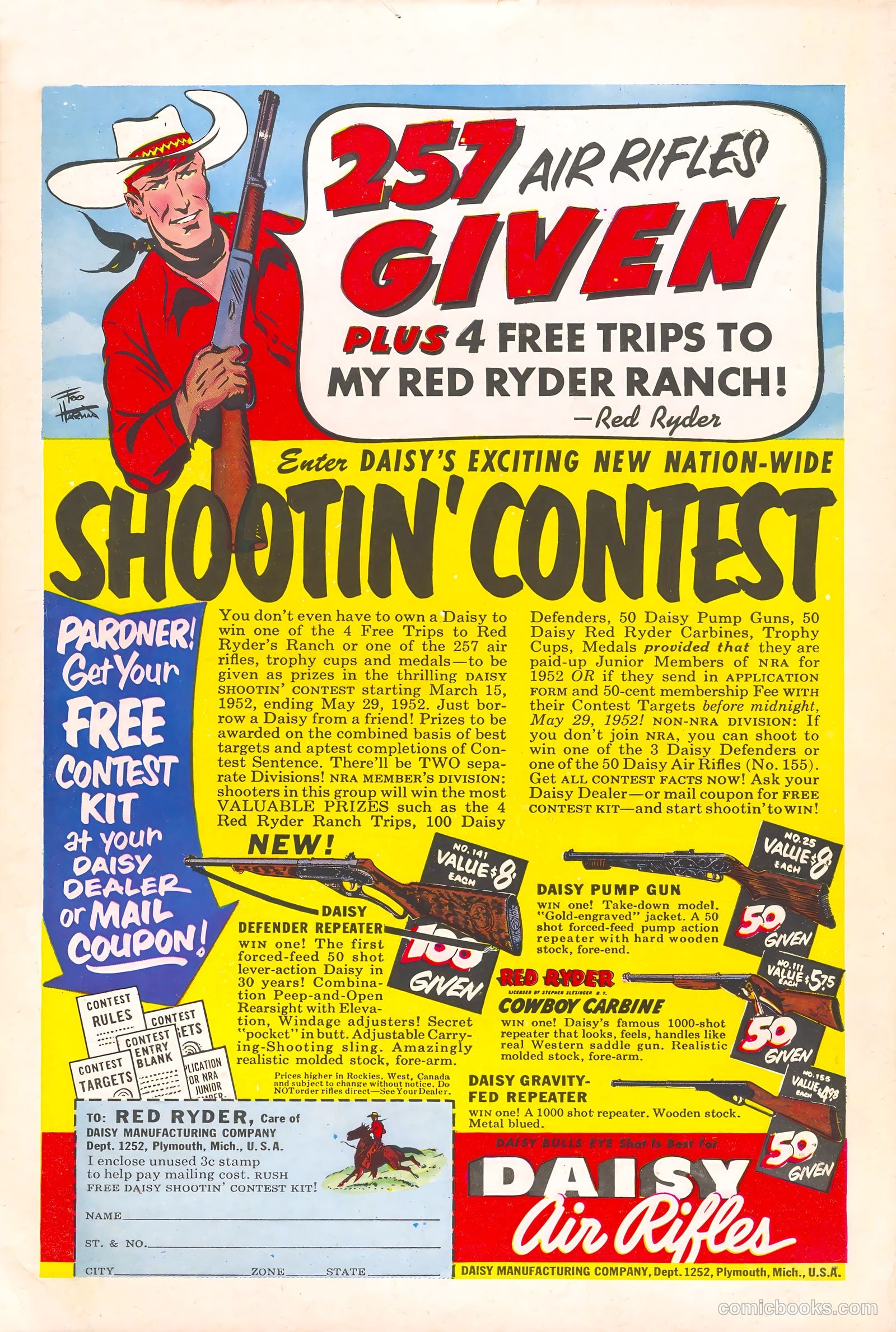 Tom Mix Western #53 — page 36 of 36