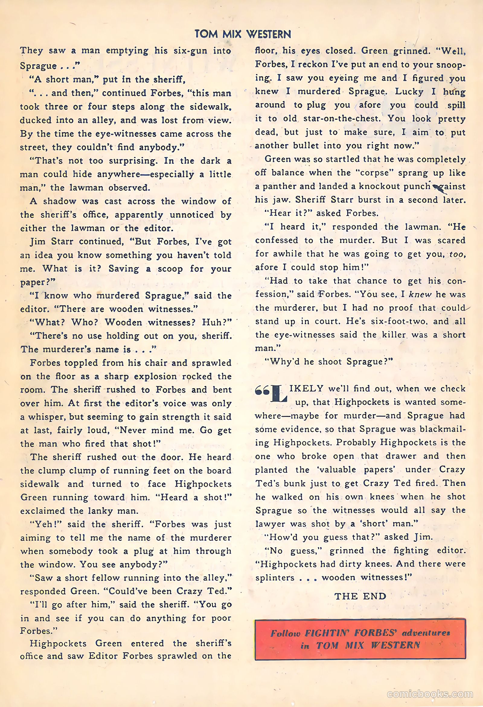 Tom Mix Western #54 — page 14 of 36