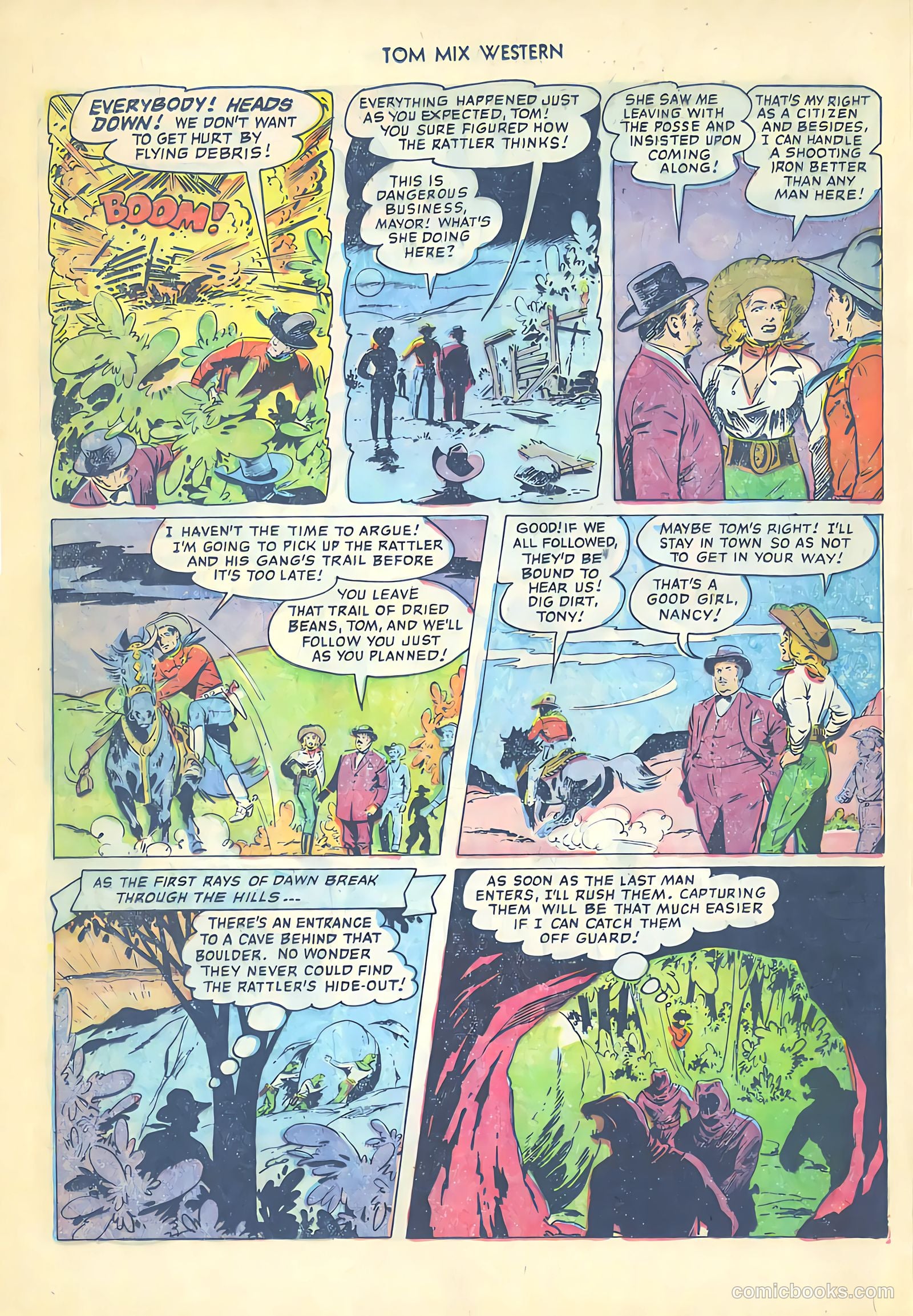 Tom Mix Western #54 — page 16 of 36