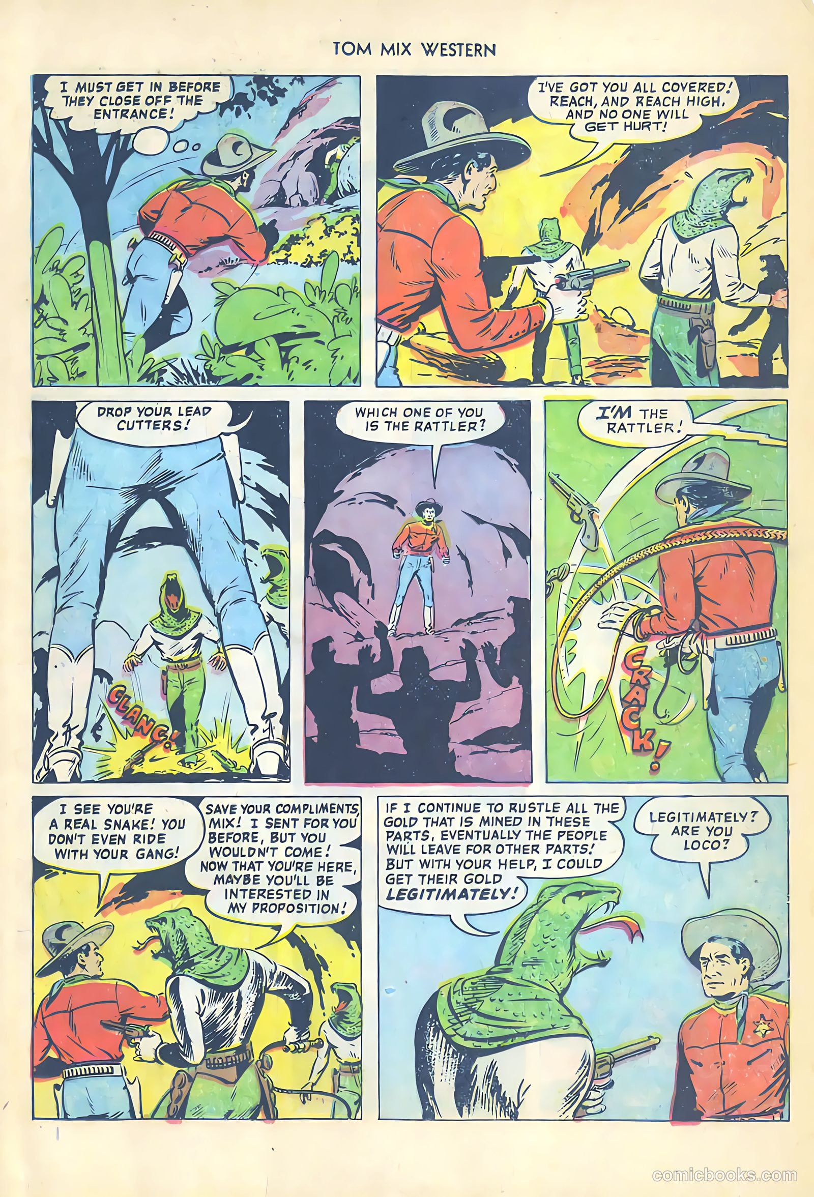 Tom Mix Western #54 — page 17 of 36
