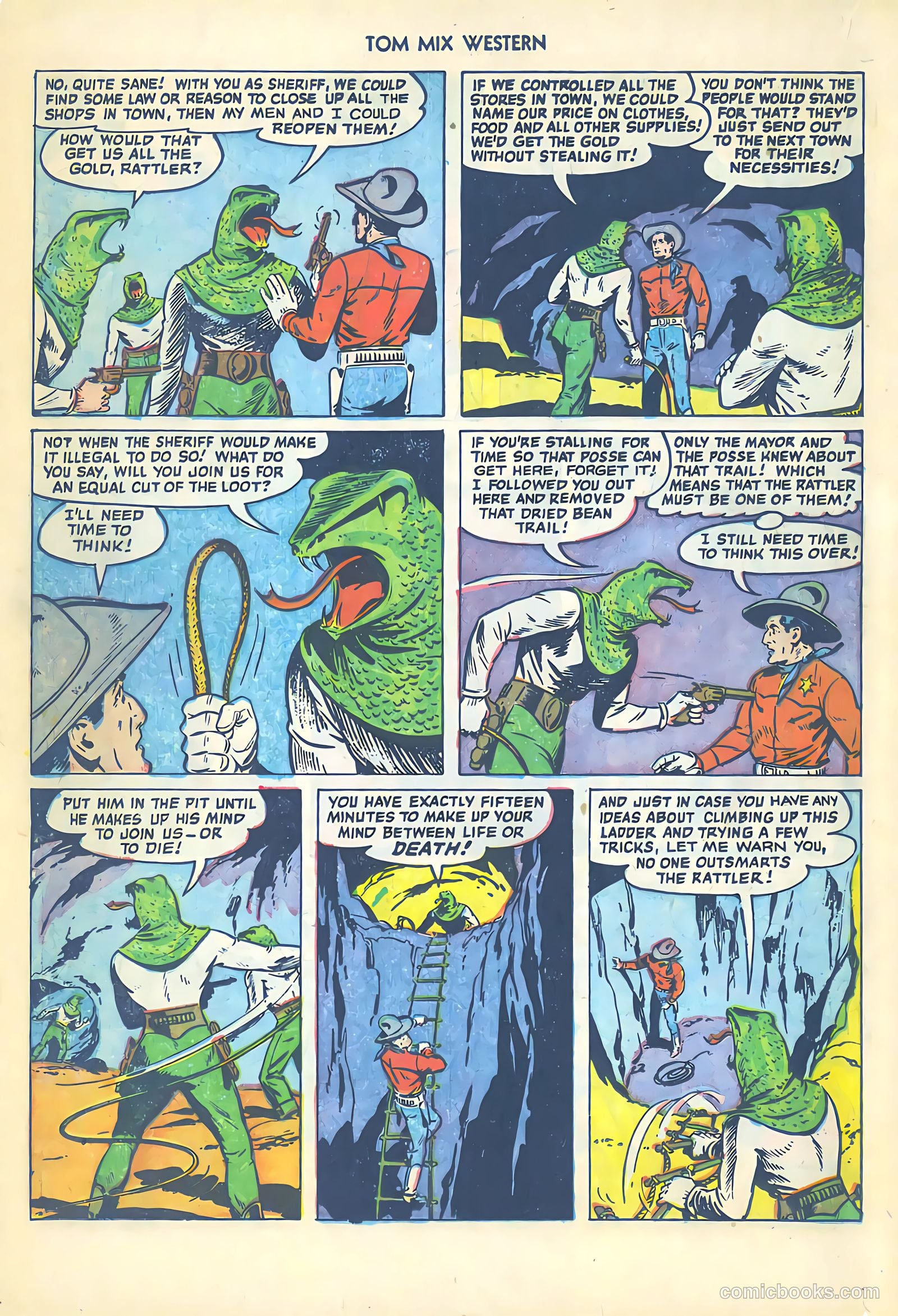 Tom Mix Western #54 — page 18 of 36