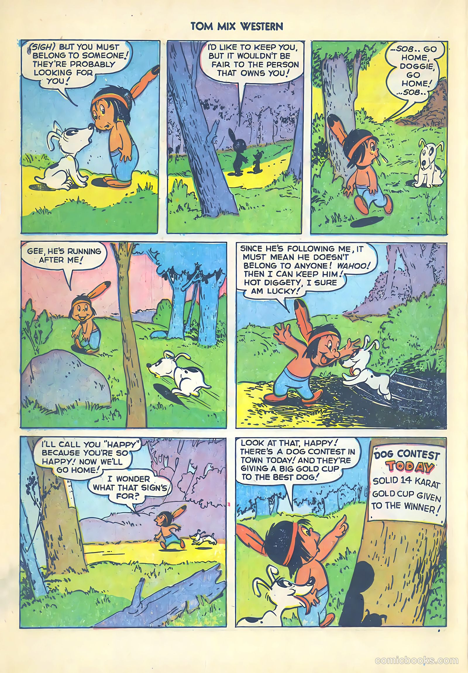 Tom Mix Western #54 — page 22 of 36