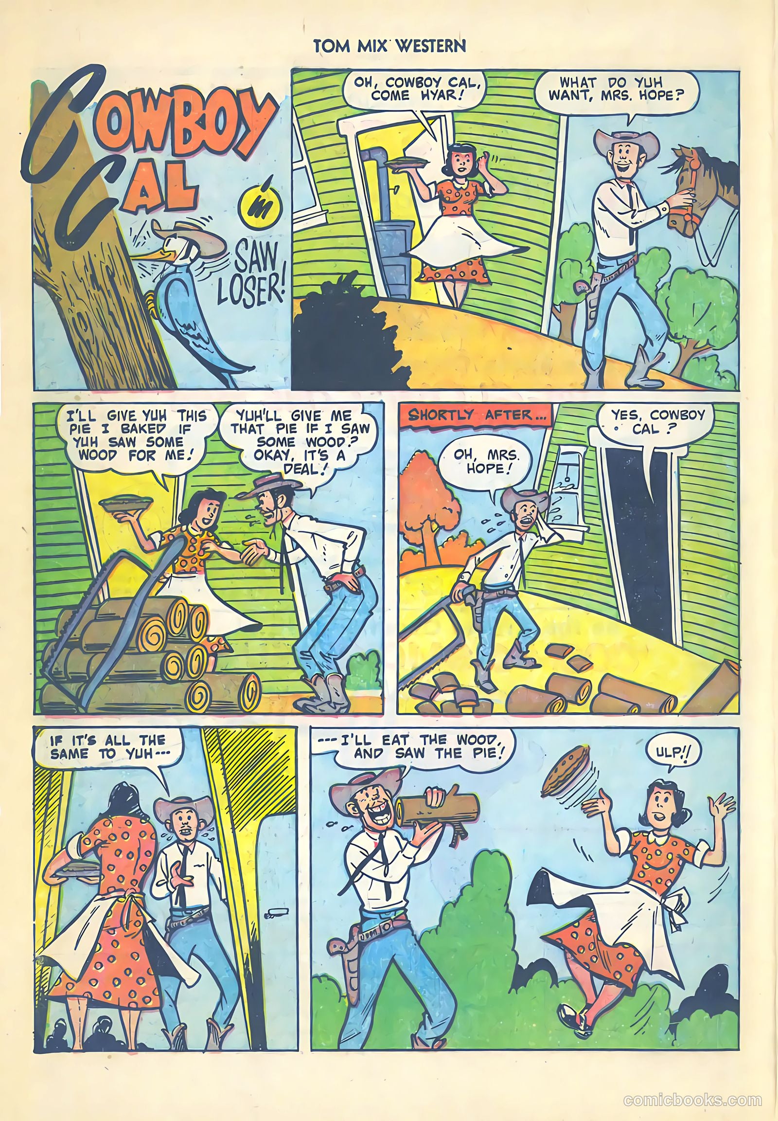 Tom Mix Western #54 — page 26 of 36