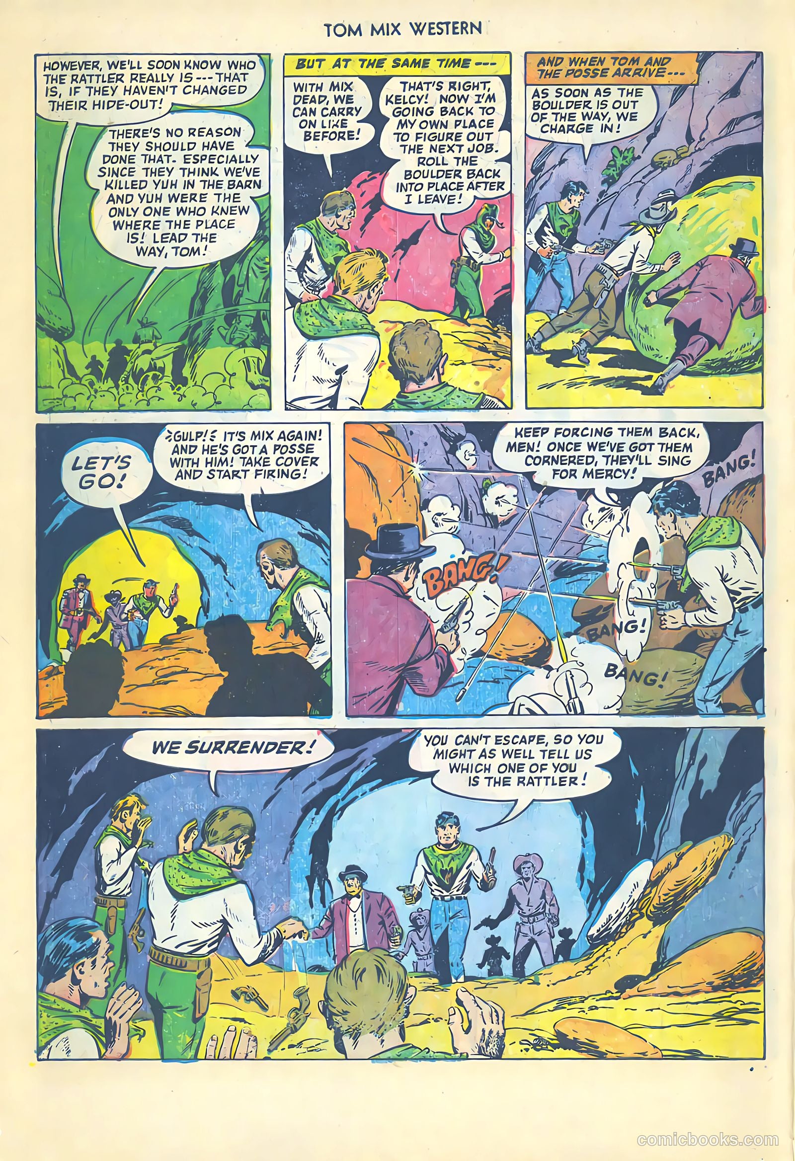 Tom Mix Western #54 — page 30 of 36