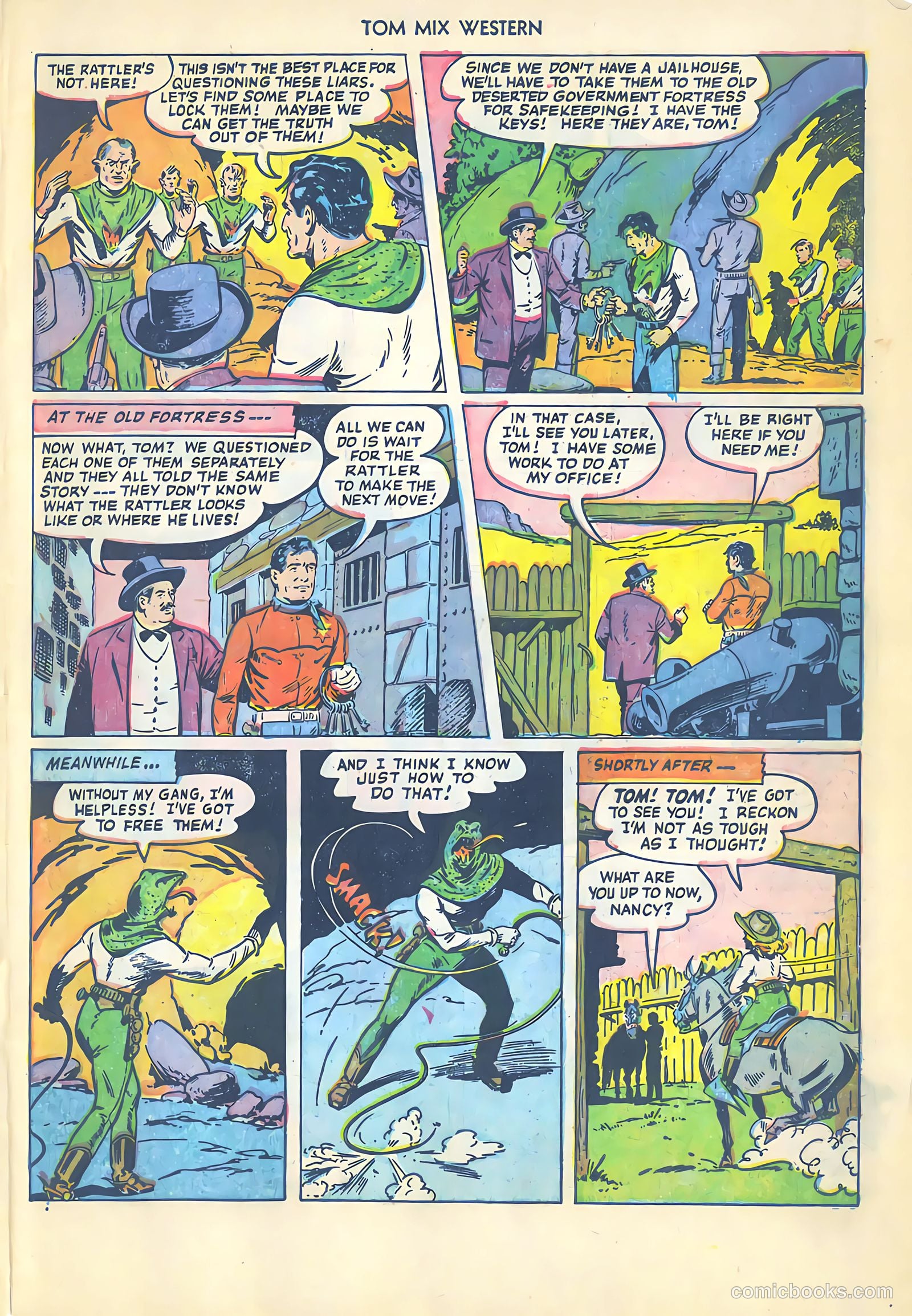 Tom Mix Western #54 — page 31 of 36