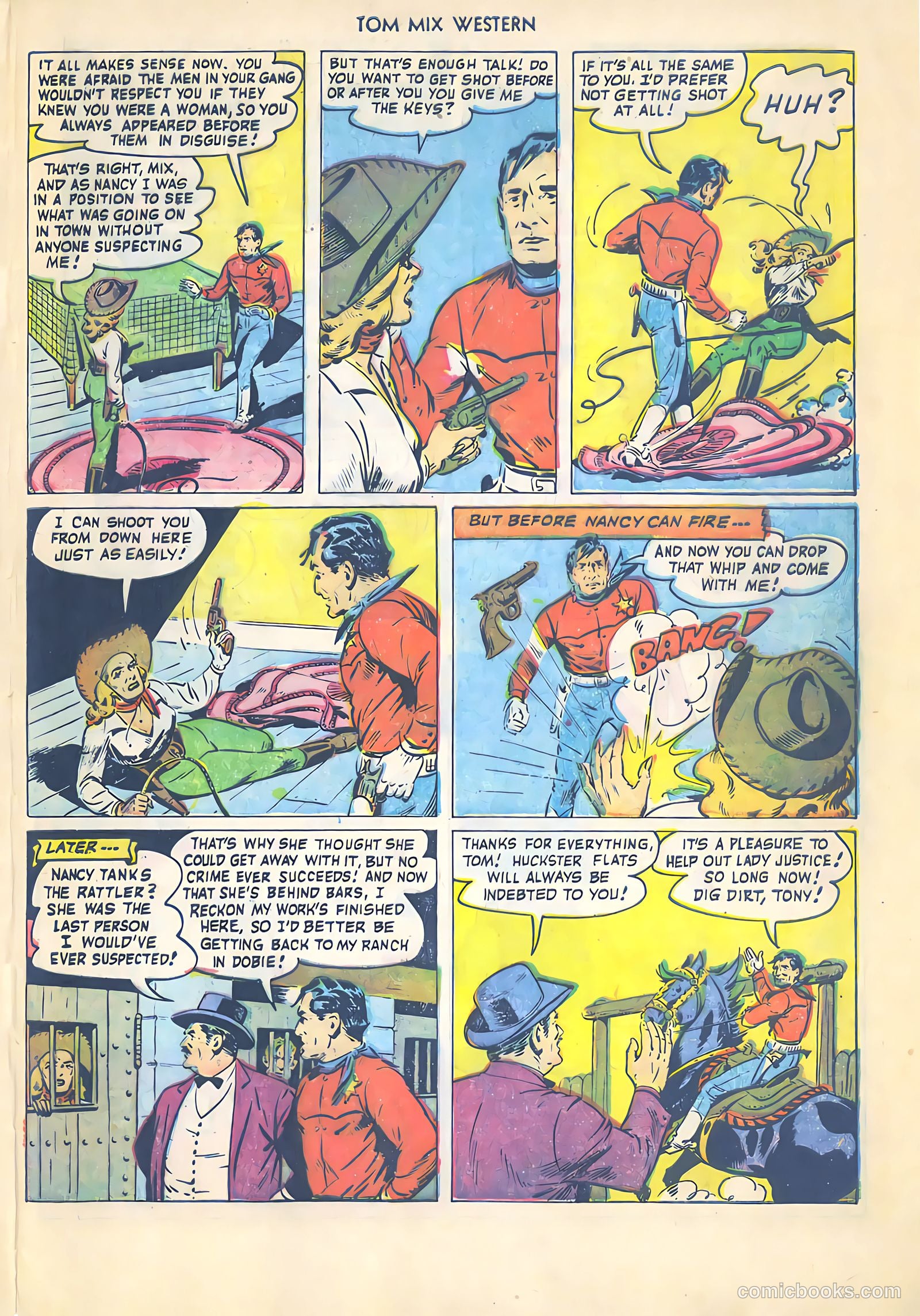 Tom Mix Western #54 — page 33 of 36