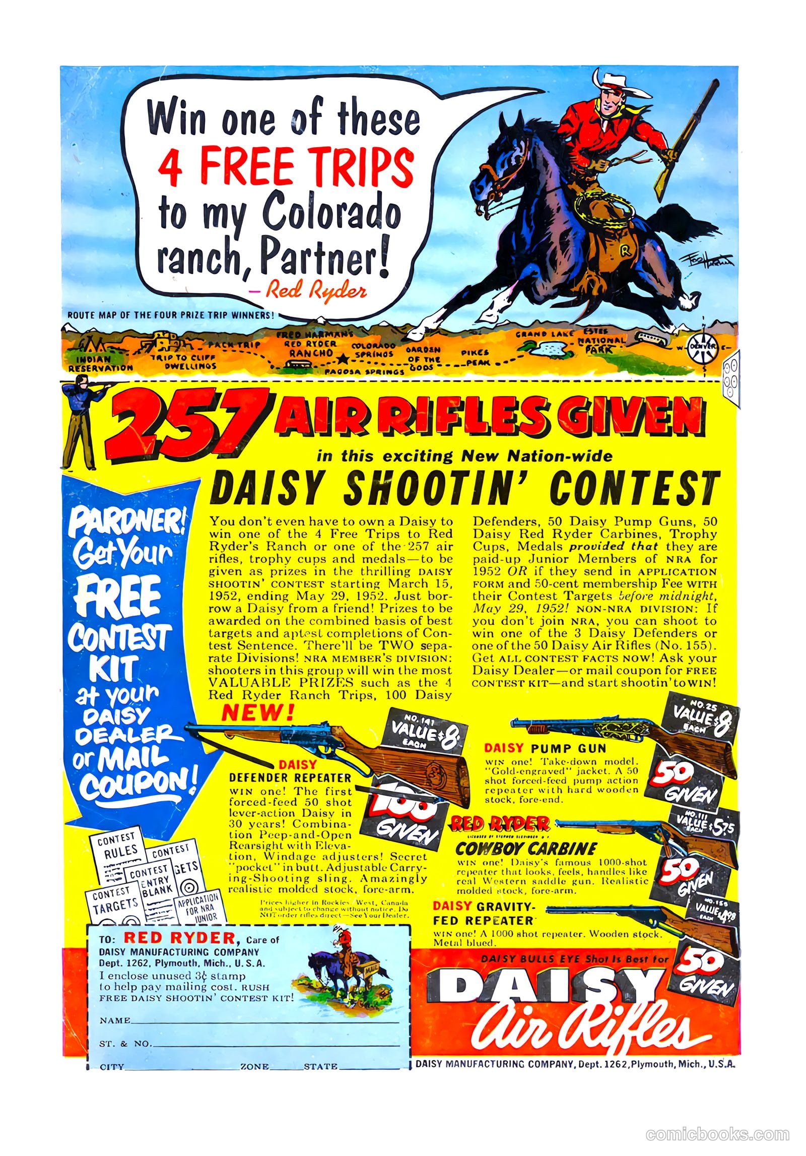 Tom Mix Western #54 — page 36 of 36