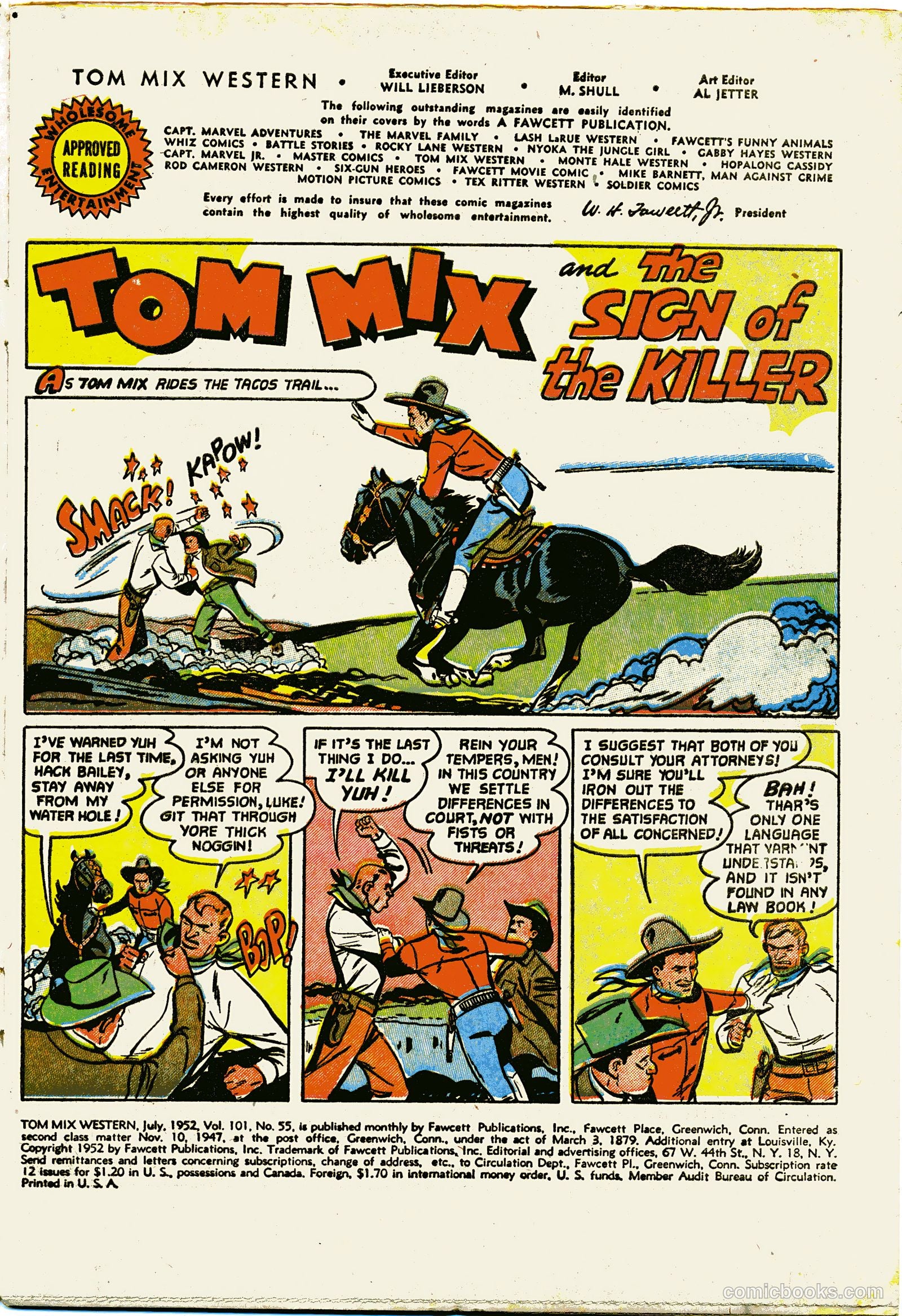 Tom Mix Western #55 — page 3 of 36
