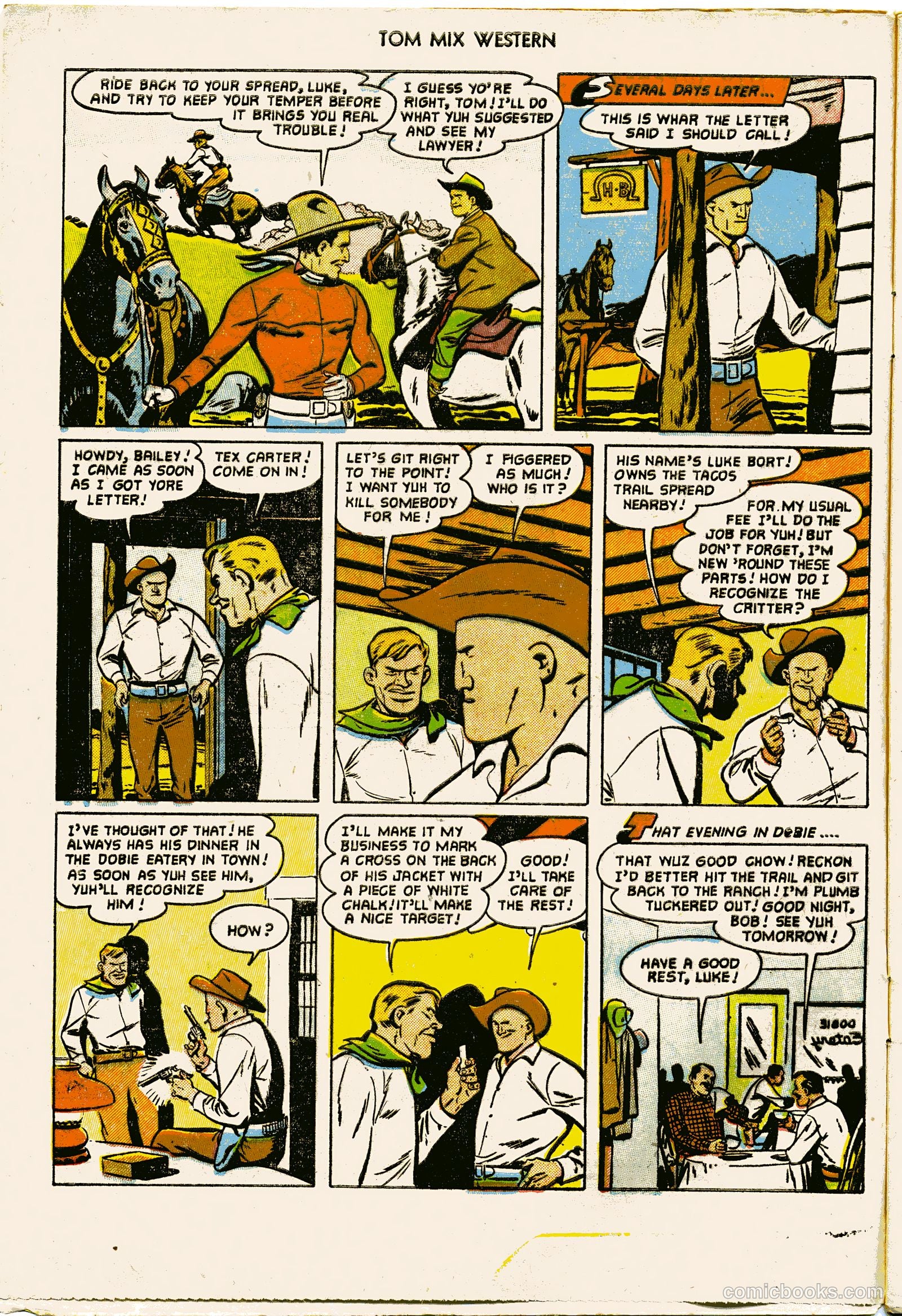 Tom Mix Western #55 — page 4 of 36
