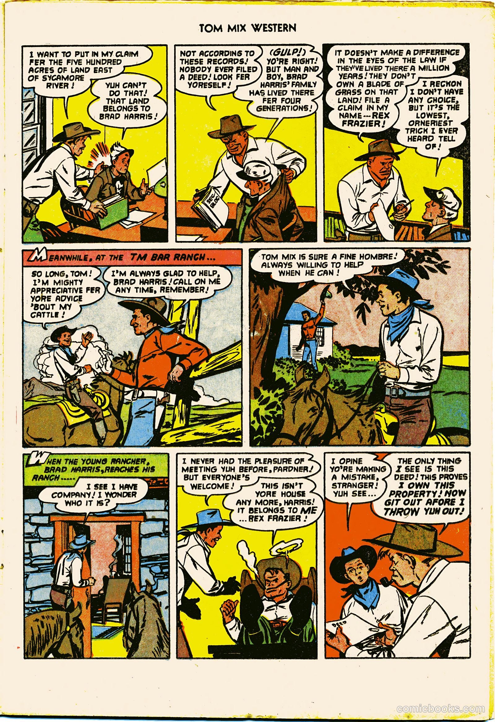 Tom Mix Western #55 — page 15 of 36