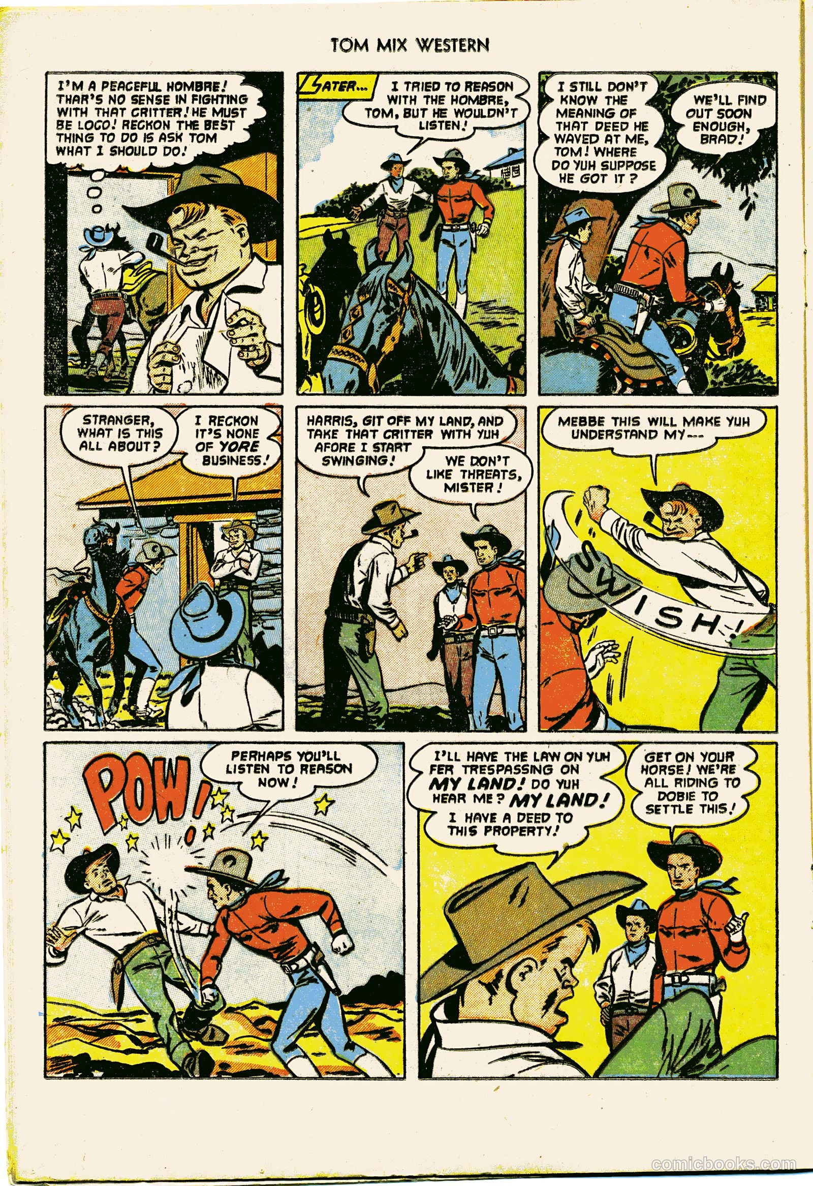 Tom Mix Western #55 — page 16 of 36