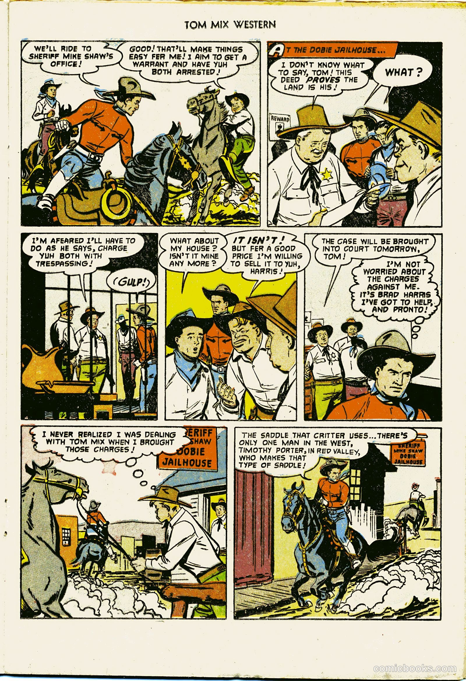 Tom Mix Western #55 — page 17 of 36