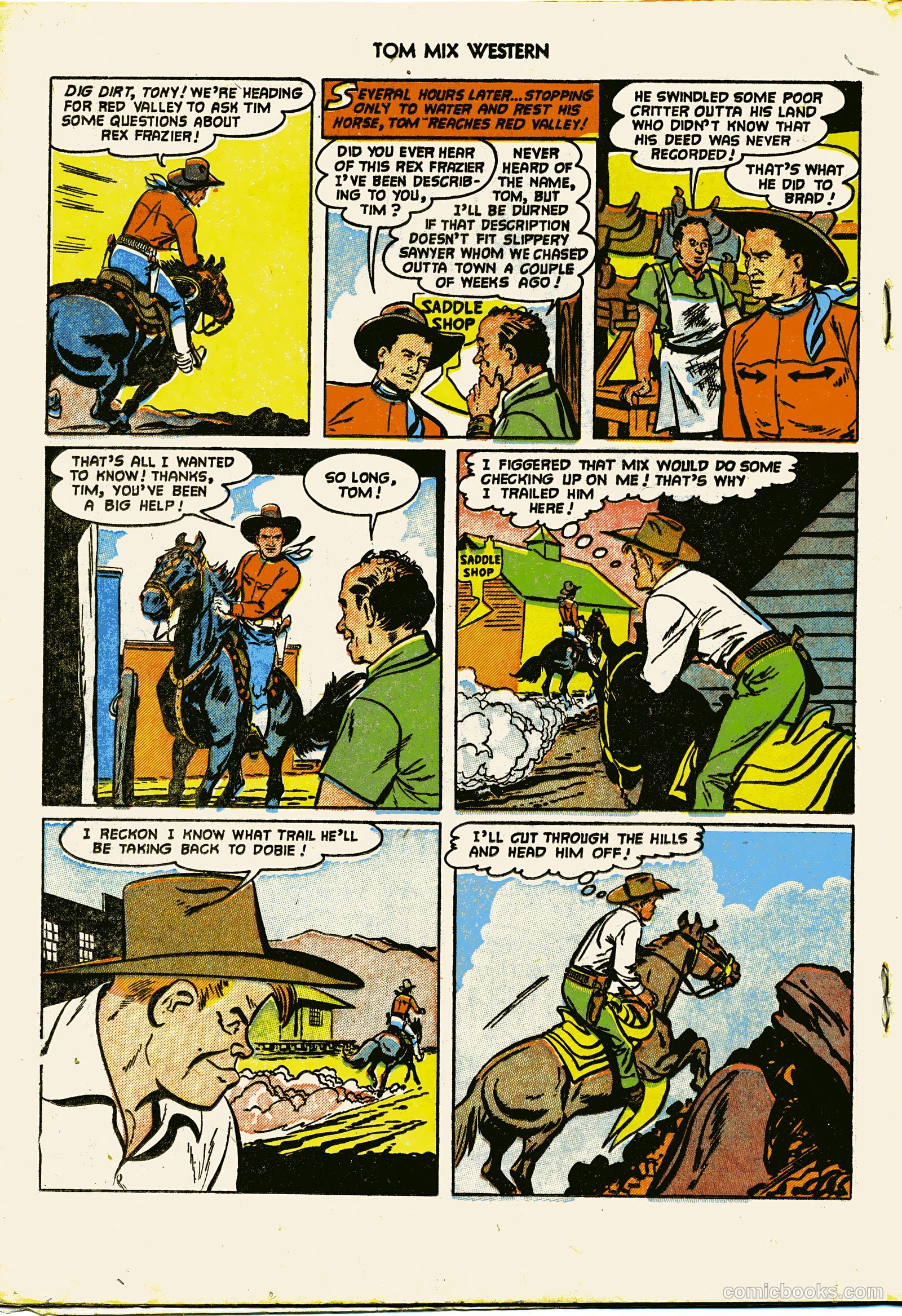 Tom Mix Western #55 — page 18 of 36