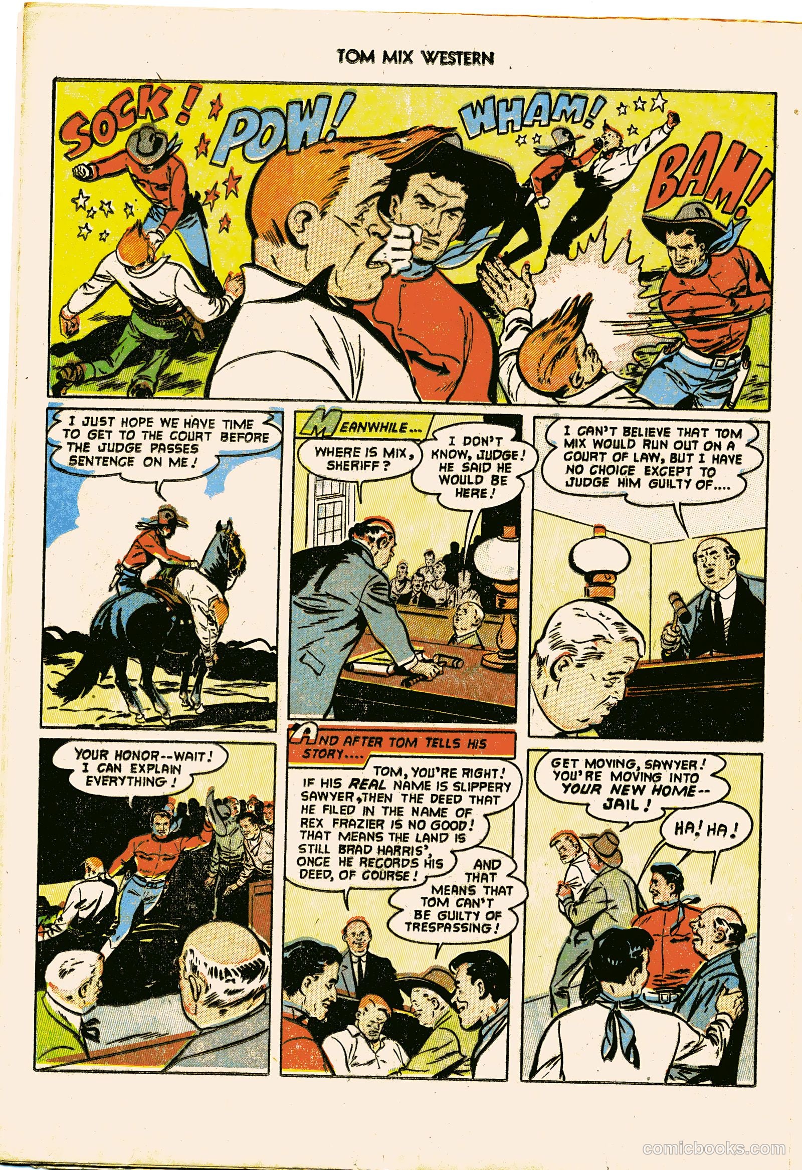 Tom Mix Western #55 — page 20 of 36