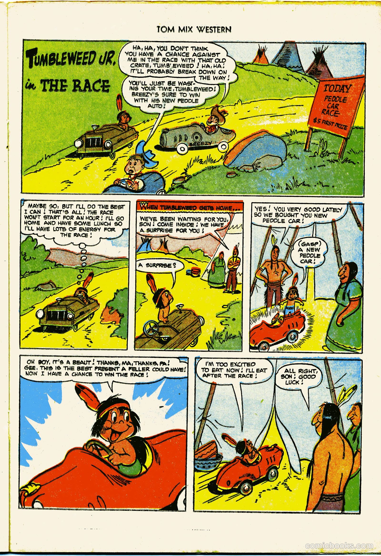 Tom Mix Western #55 — page 21 of 36