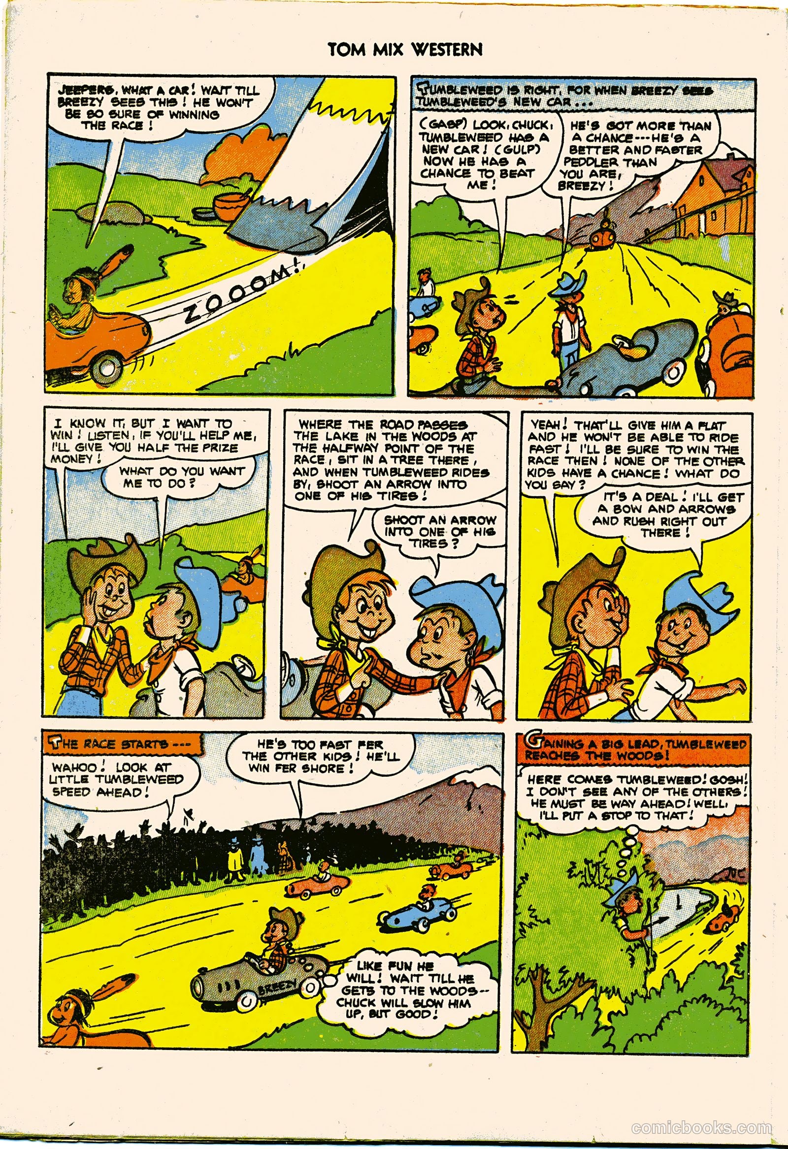 Tom Mix Western #55 — page 22 of 36
