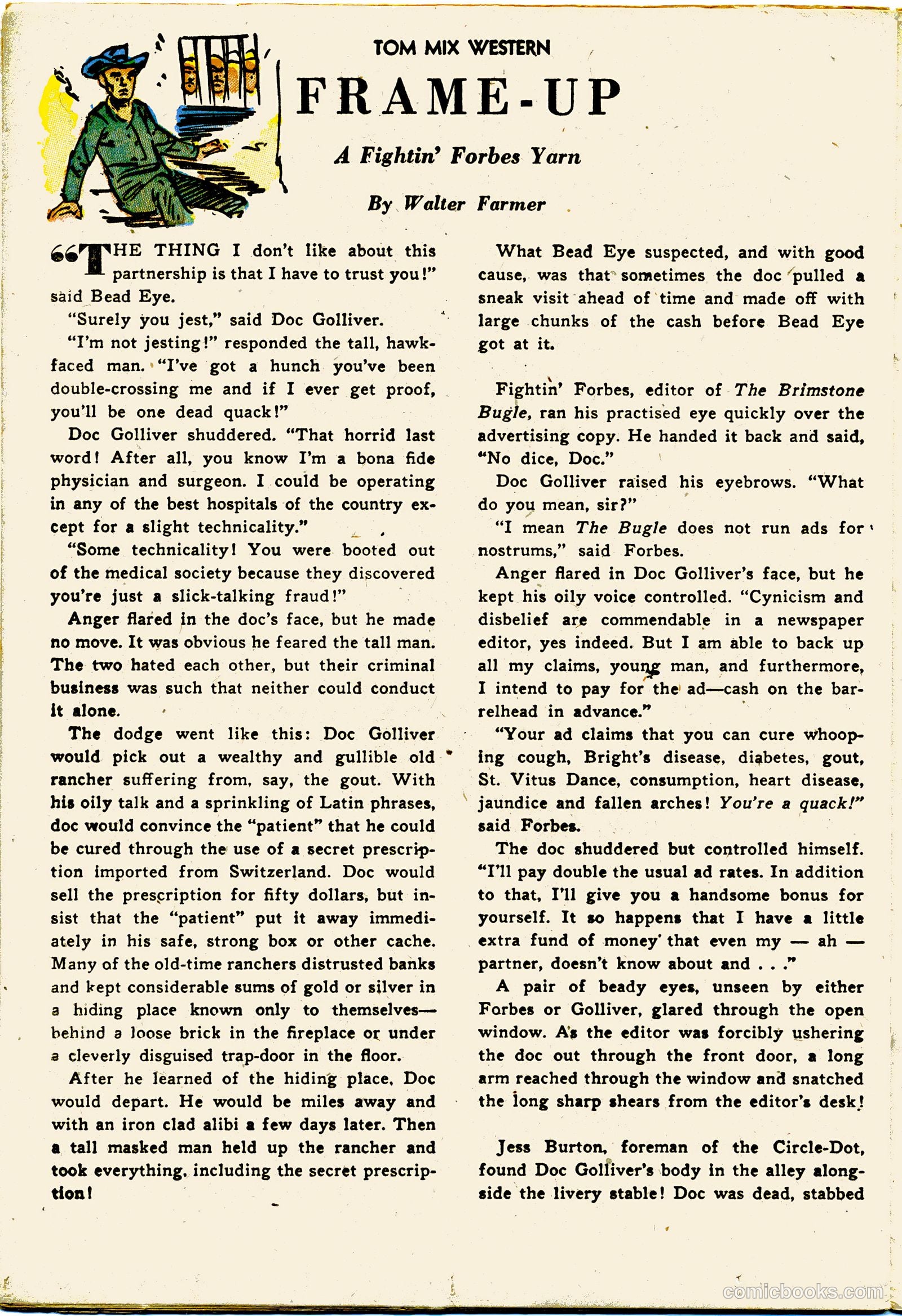 Tom Mix Western #55 — page 26 of 36