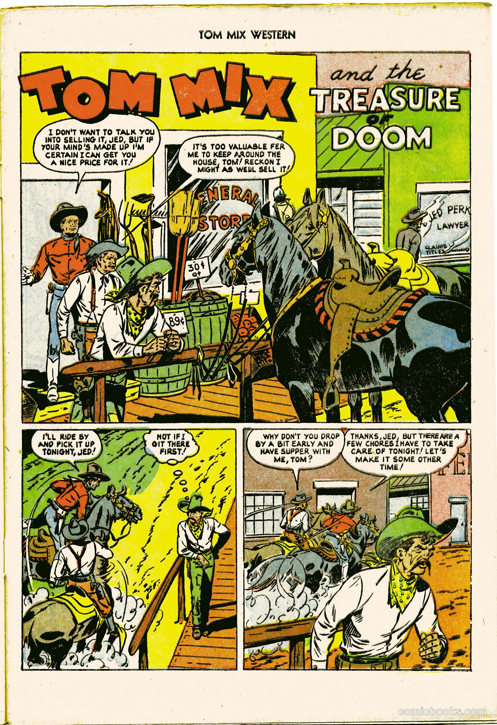 Tom Mix Western #55 — page 29 of 36